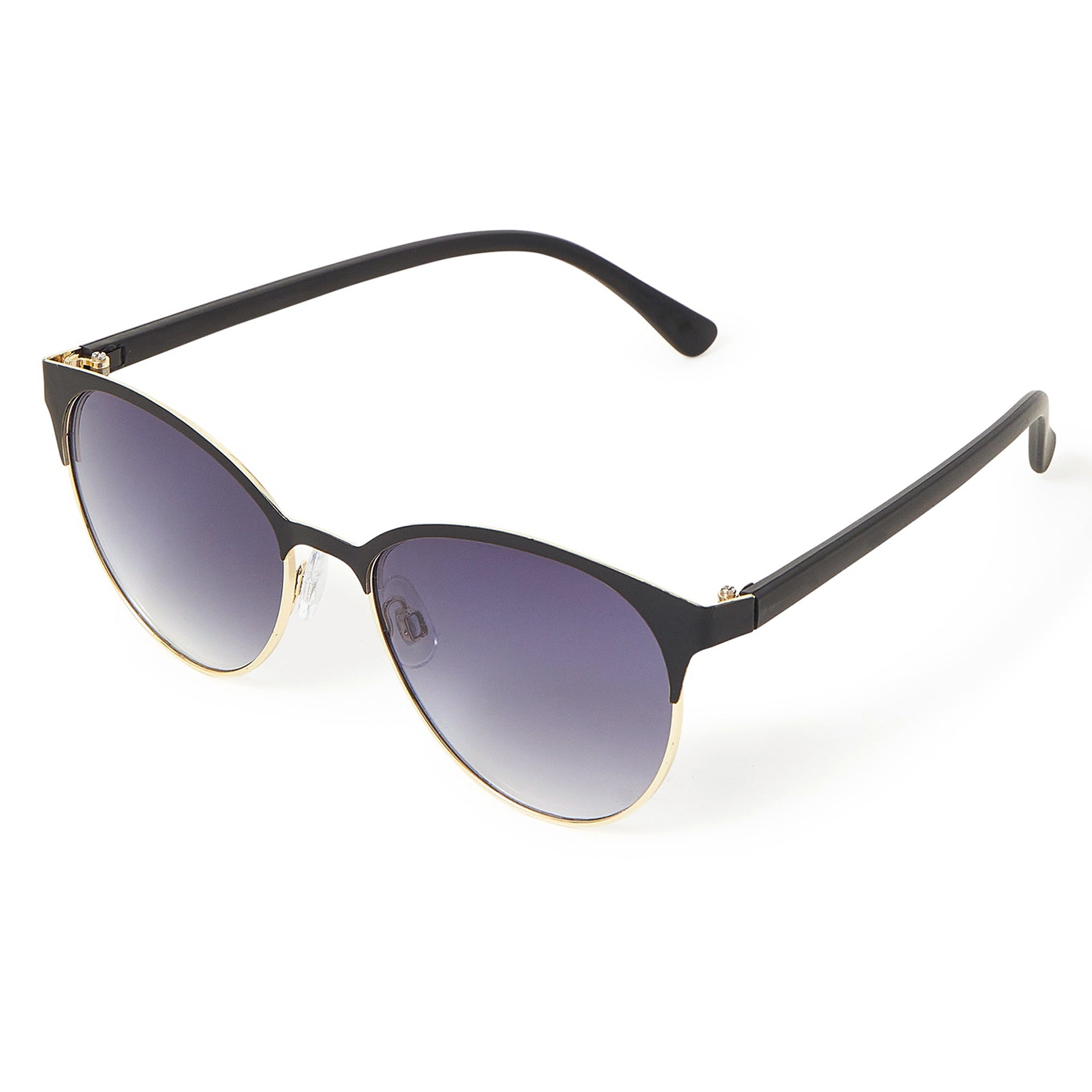 Matte Metal Detail Sunglasses