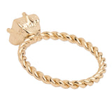 Accessorize London Women's Gold Crystal Ring Pack Medium