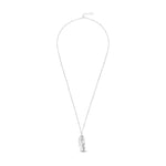 925 Pure Sterling Silver Plated Long Leaf Necklace