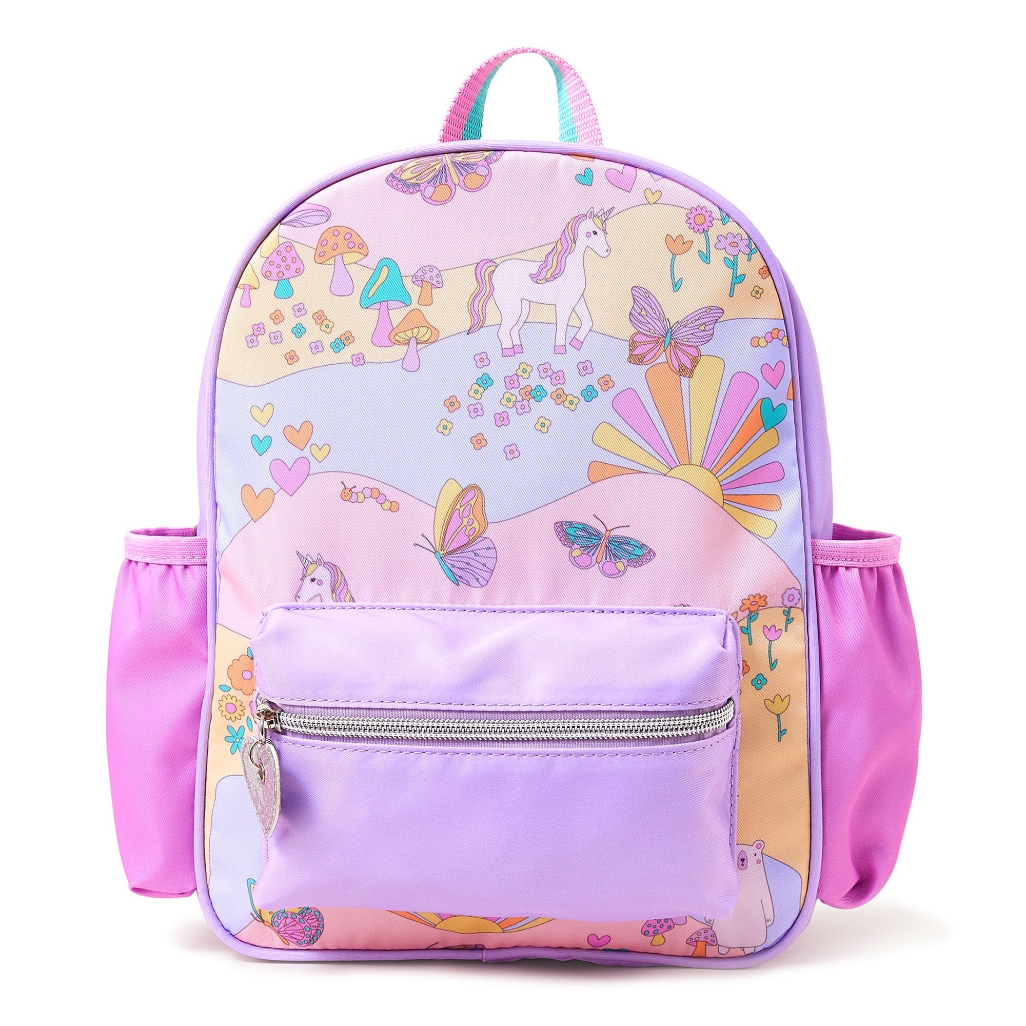 Unicorn store print backpack