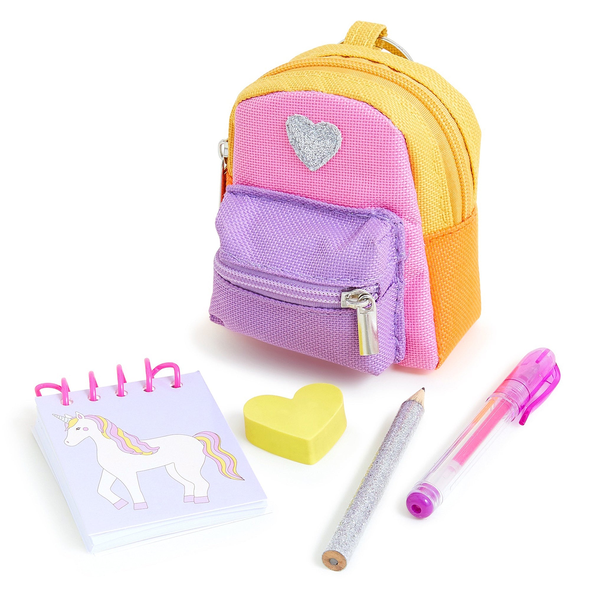 Accessorize London Girl s Mini Backpack Keyring Stationery Set