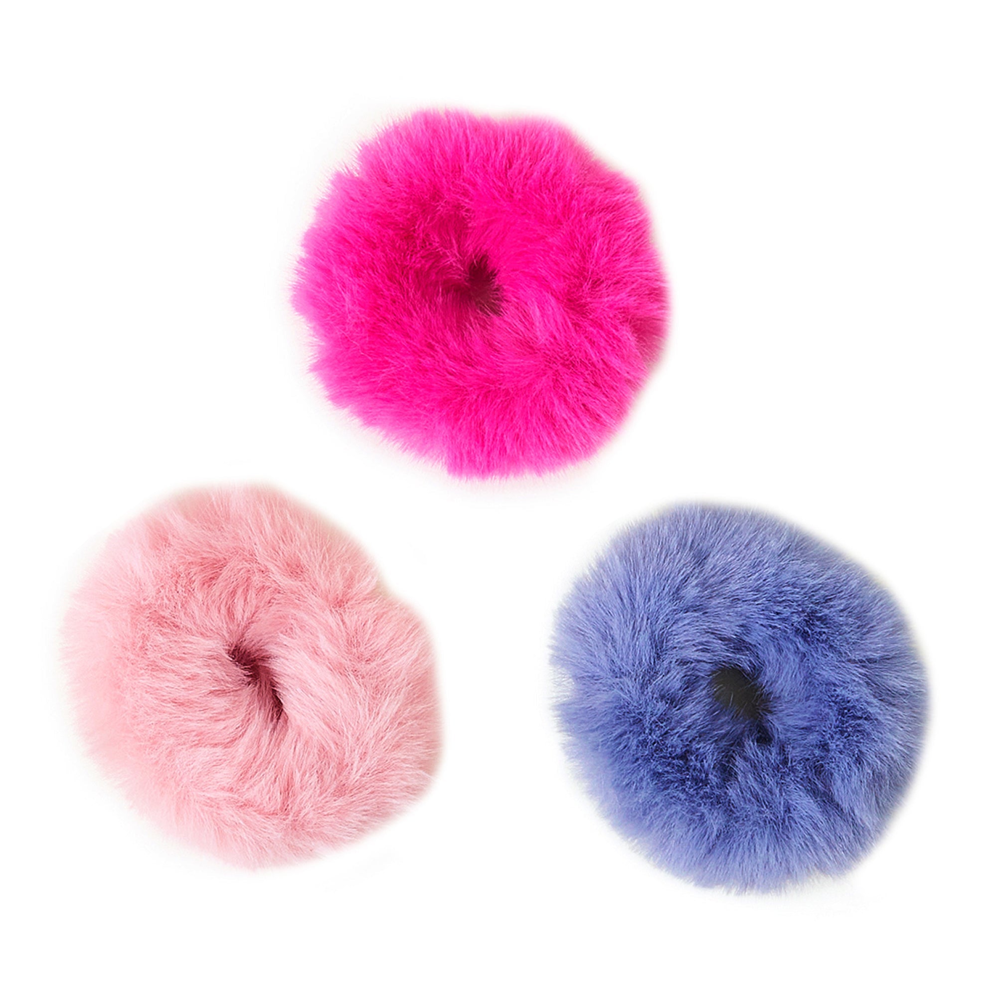 Fluffy scrunchie sale