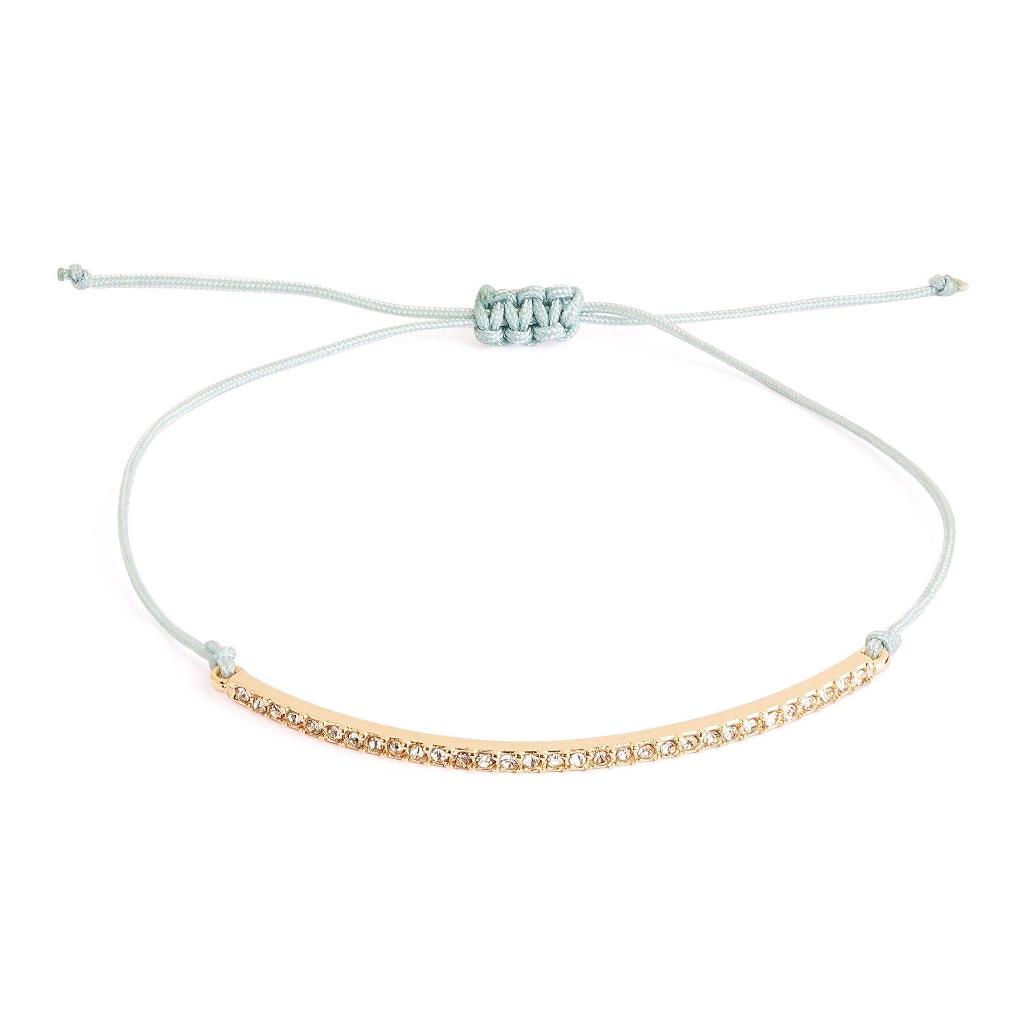 Accessorize London Women's Crystal Bar Friendship Bracelet