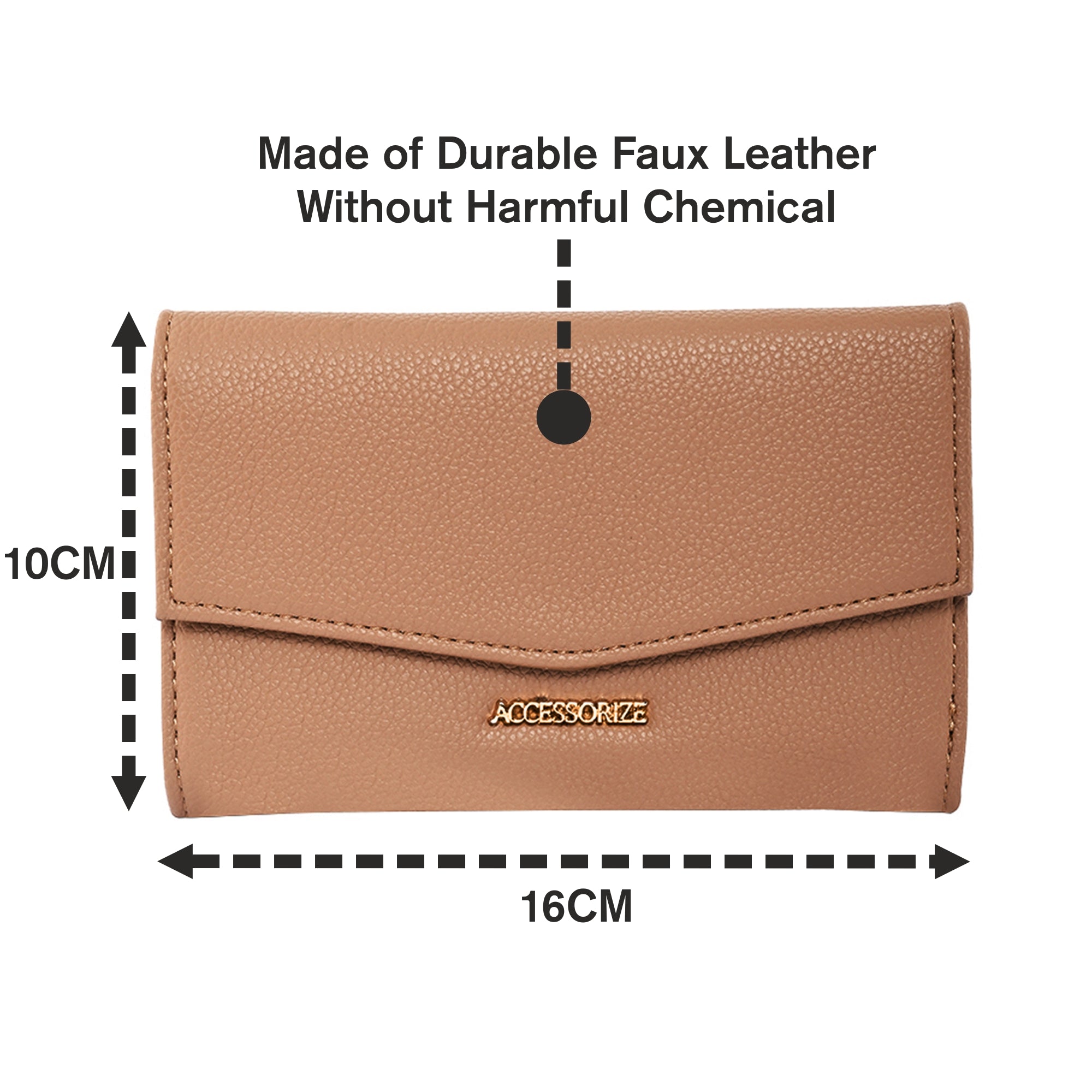 Accessorize London Women's Mink Classic Wallet