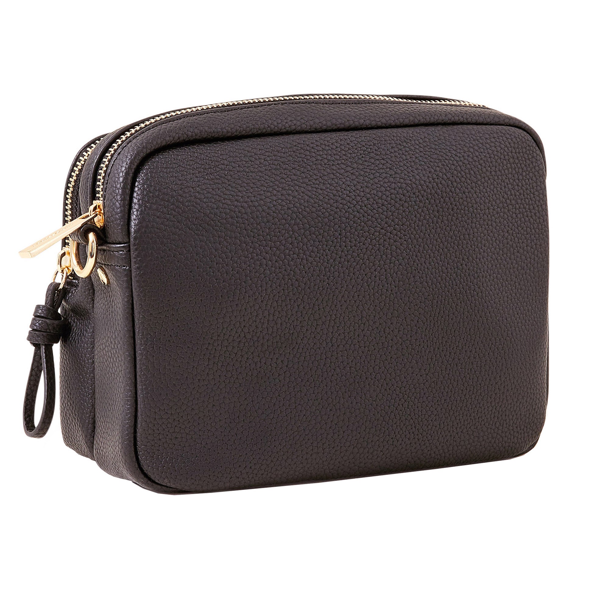 Women's Black Functional Cross-Body Bag
