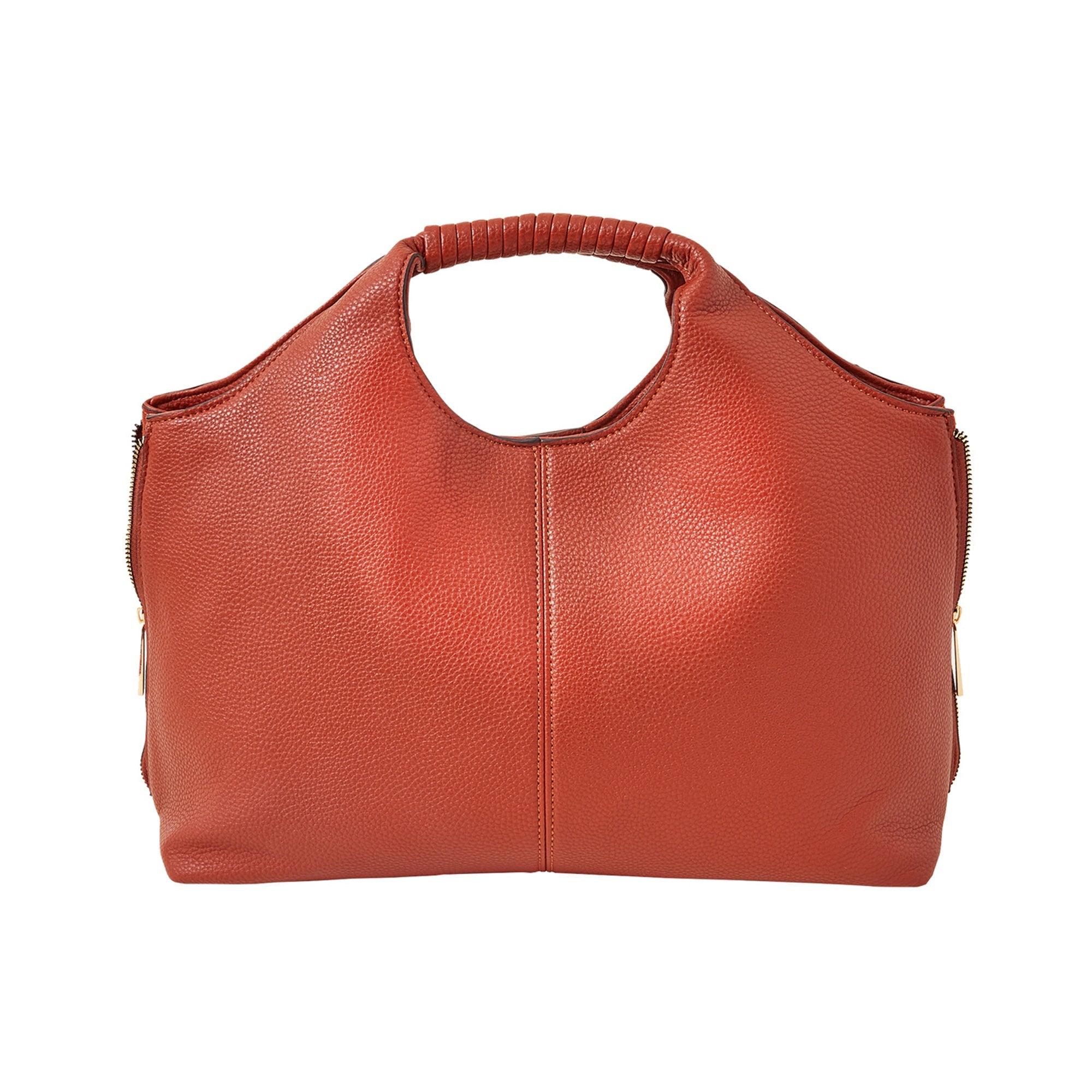 Rust Wrap Handle Handheld Bag