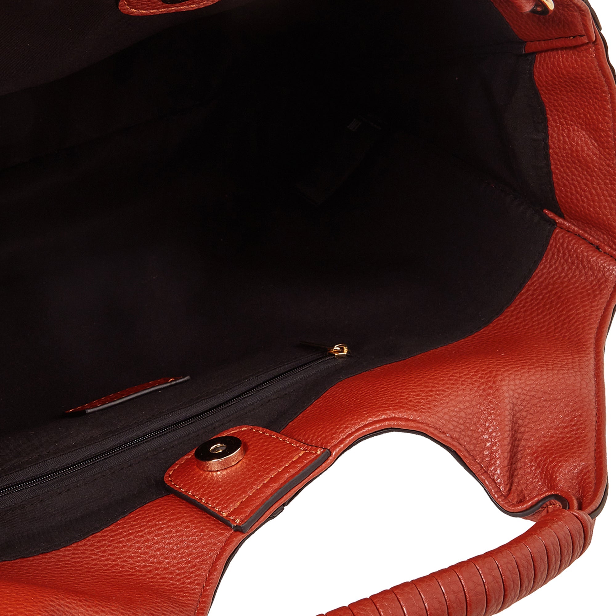 Rust Wrap Handle Handheld Bag