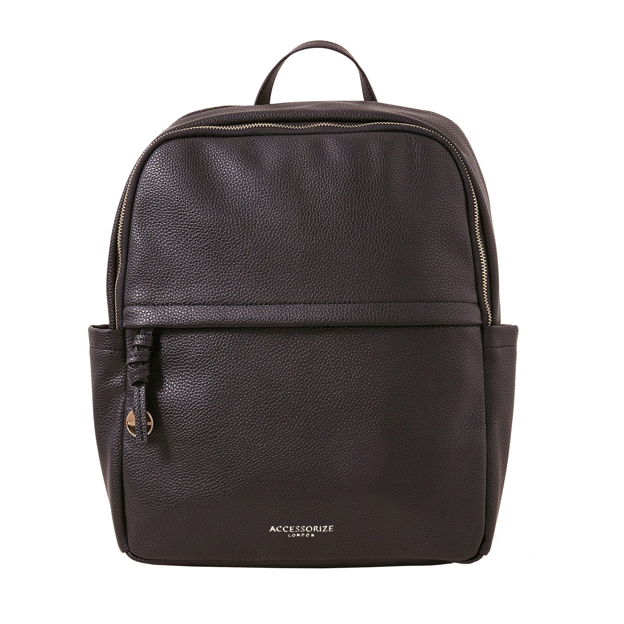 Black Zip Around Backpack