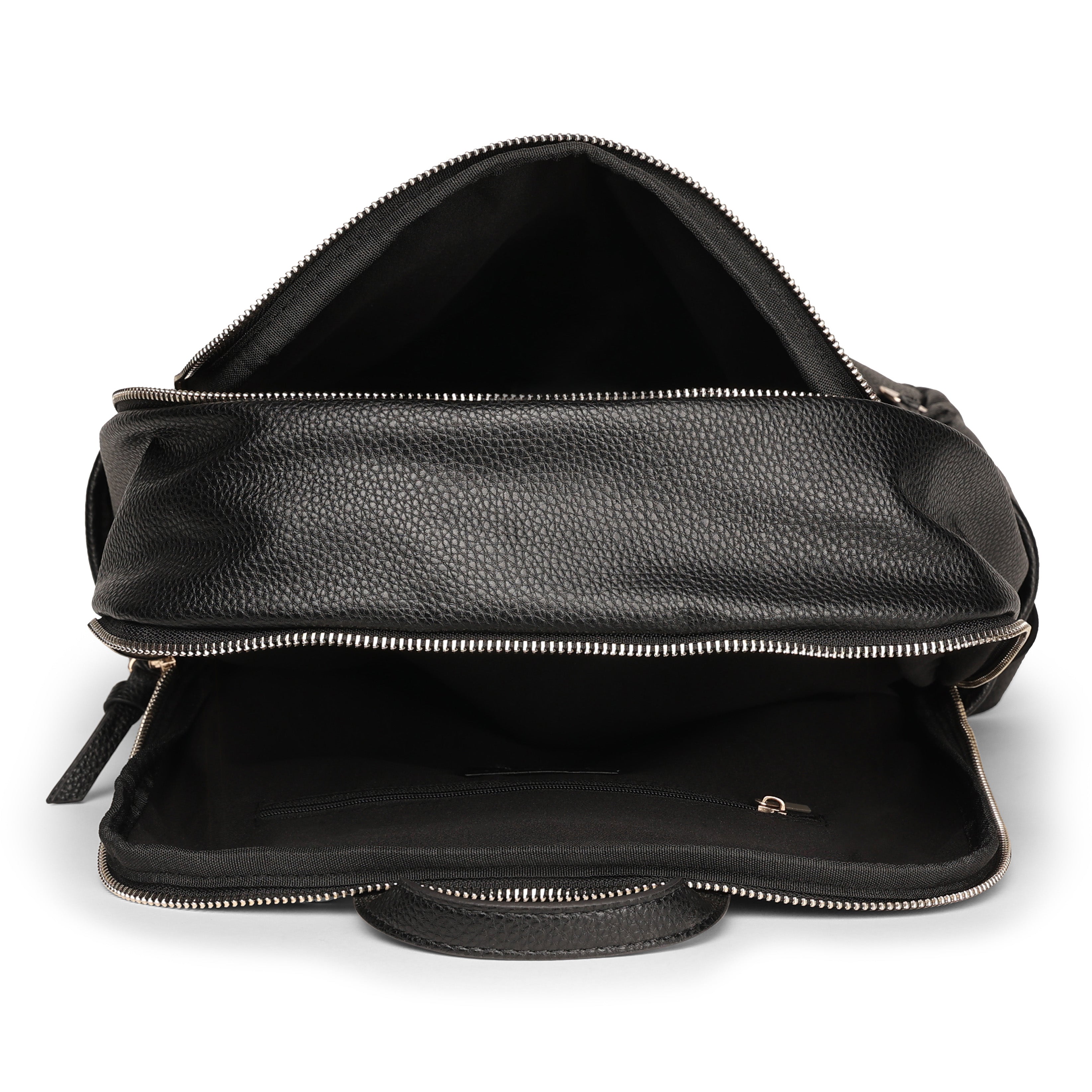 Black Zip Around Backpack