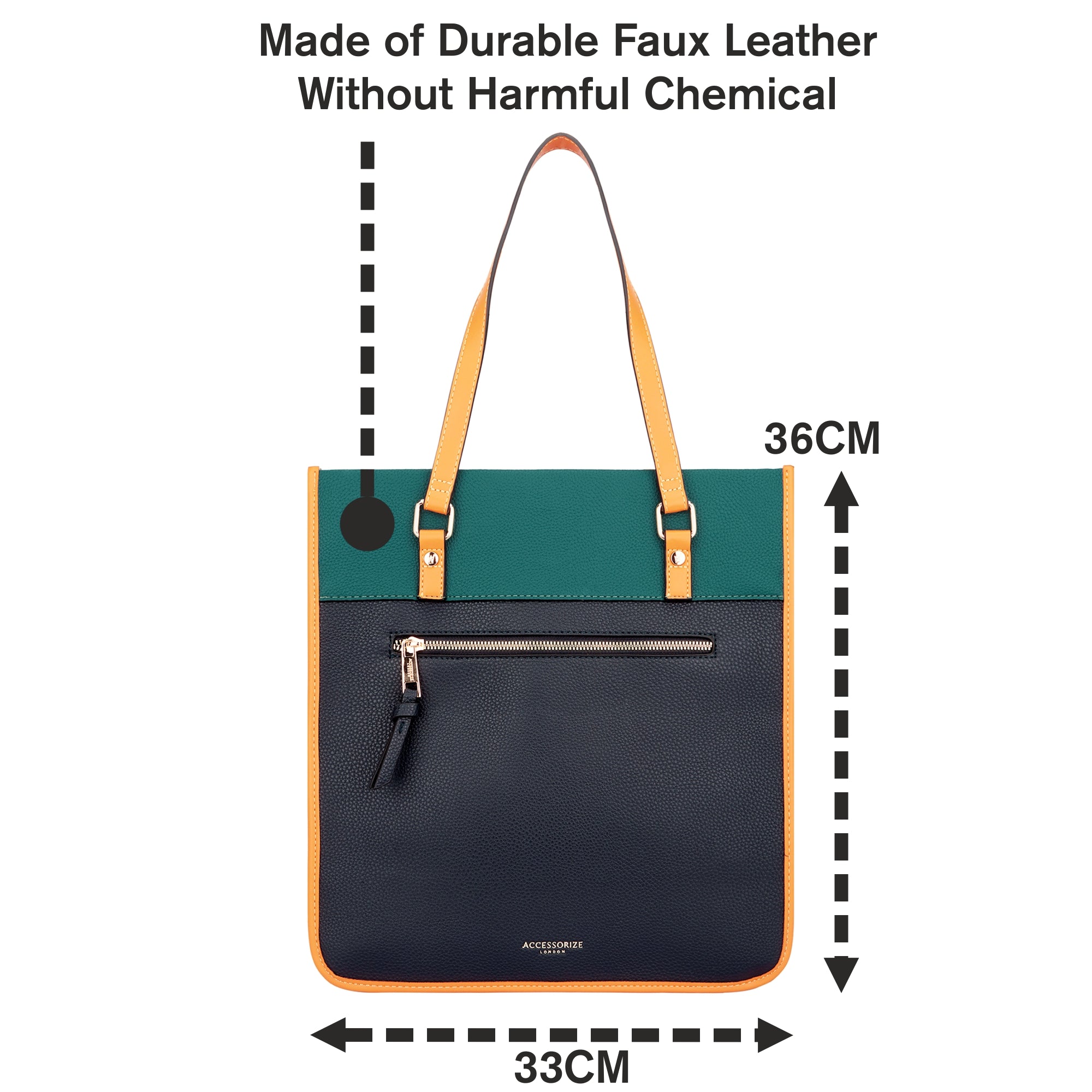 Multi Colour Block Shoulder Bag