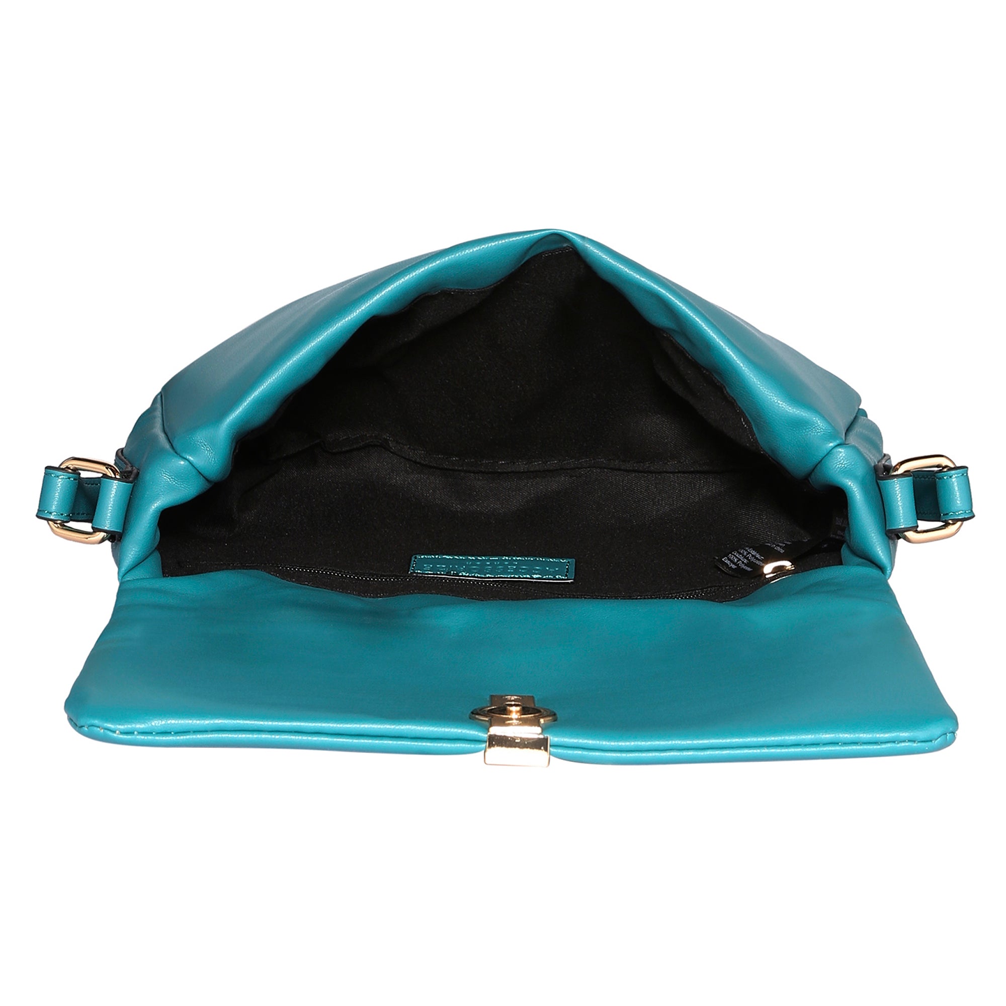 Green Puffer Cross Body Bag