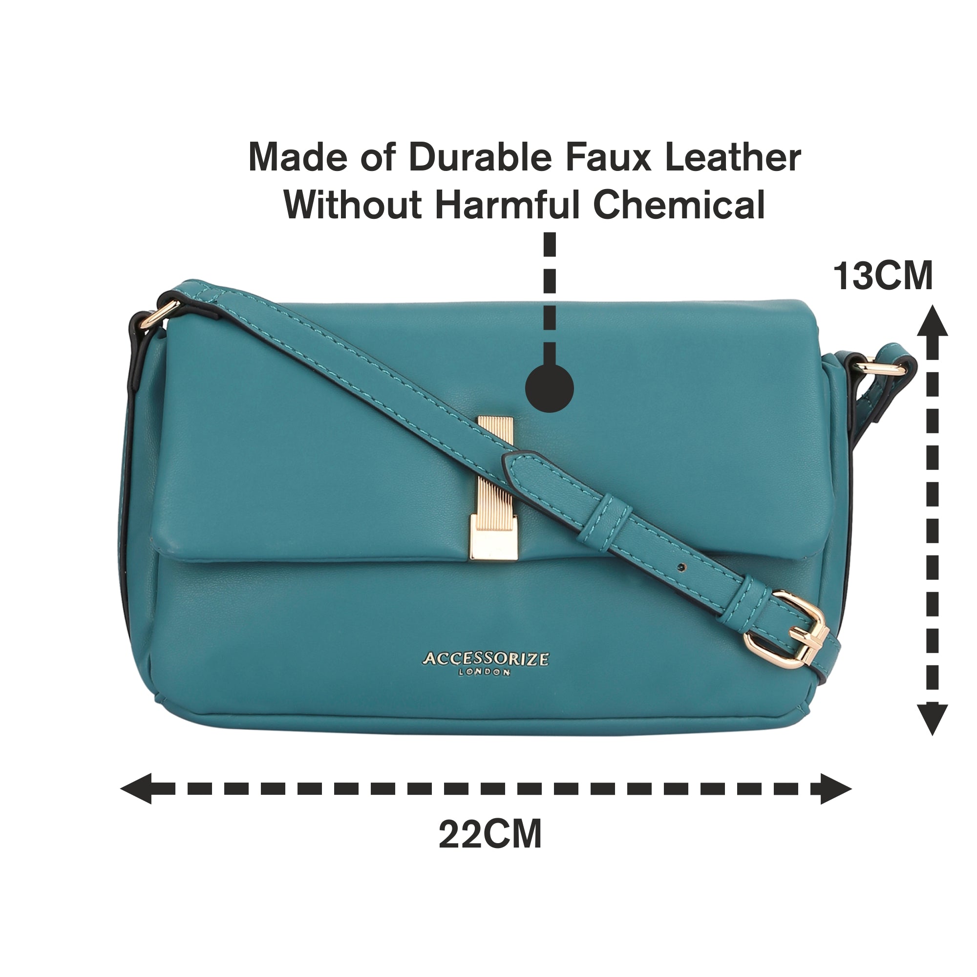 Green Puffer Cross Body Bag