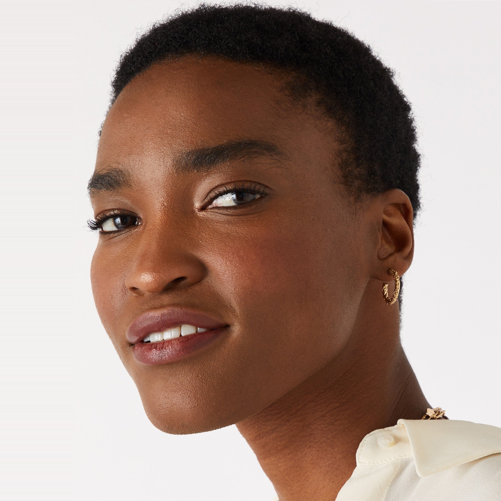 Accessorize London Women's Set Of 3 Textured Mini Hoop Earrings
