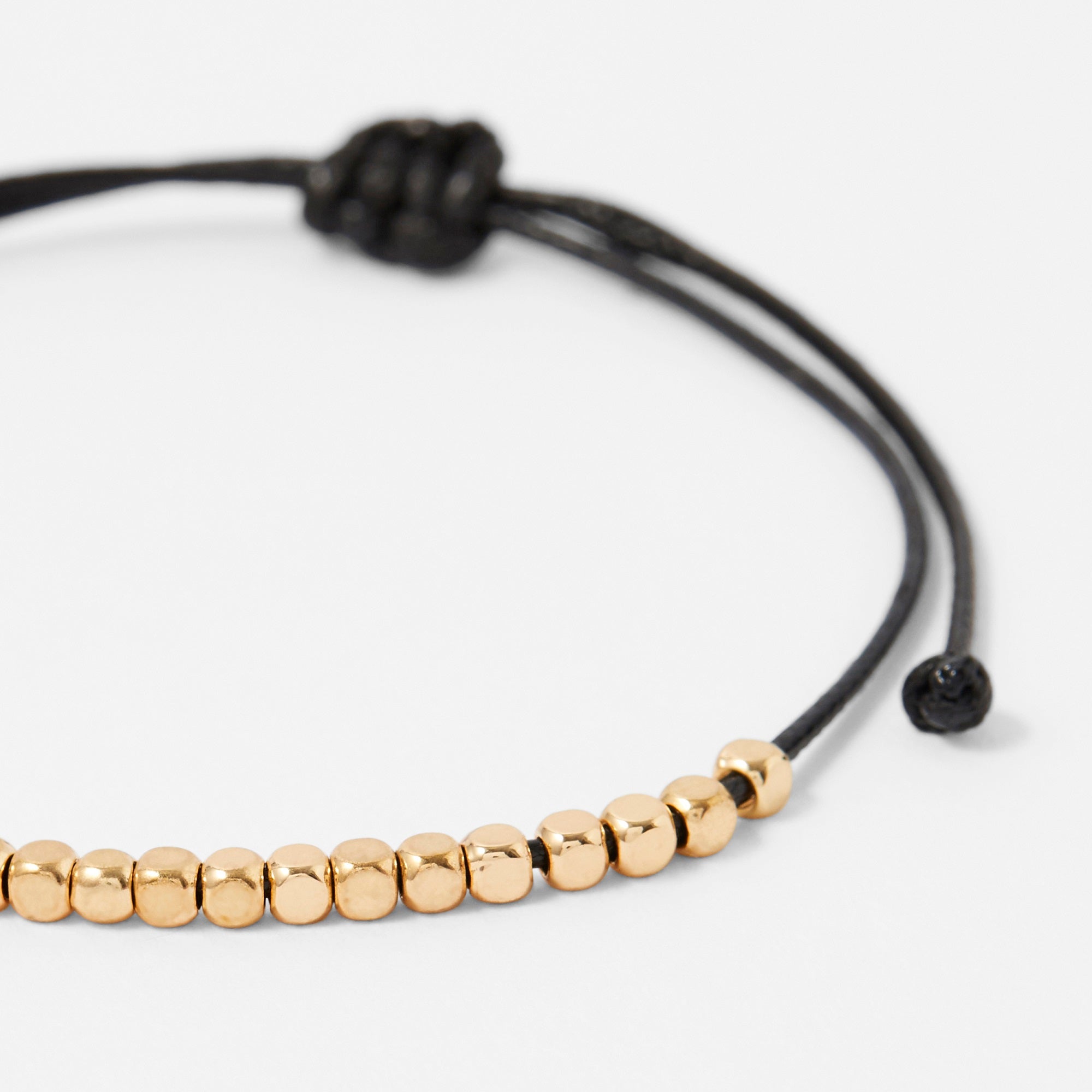 Accessorize London Gold Beads Friendship Bracelet