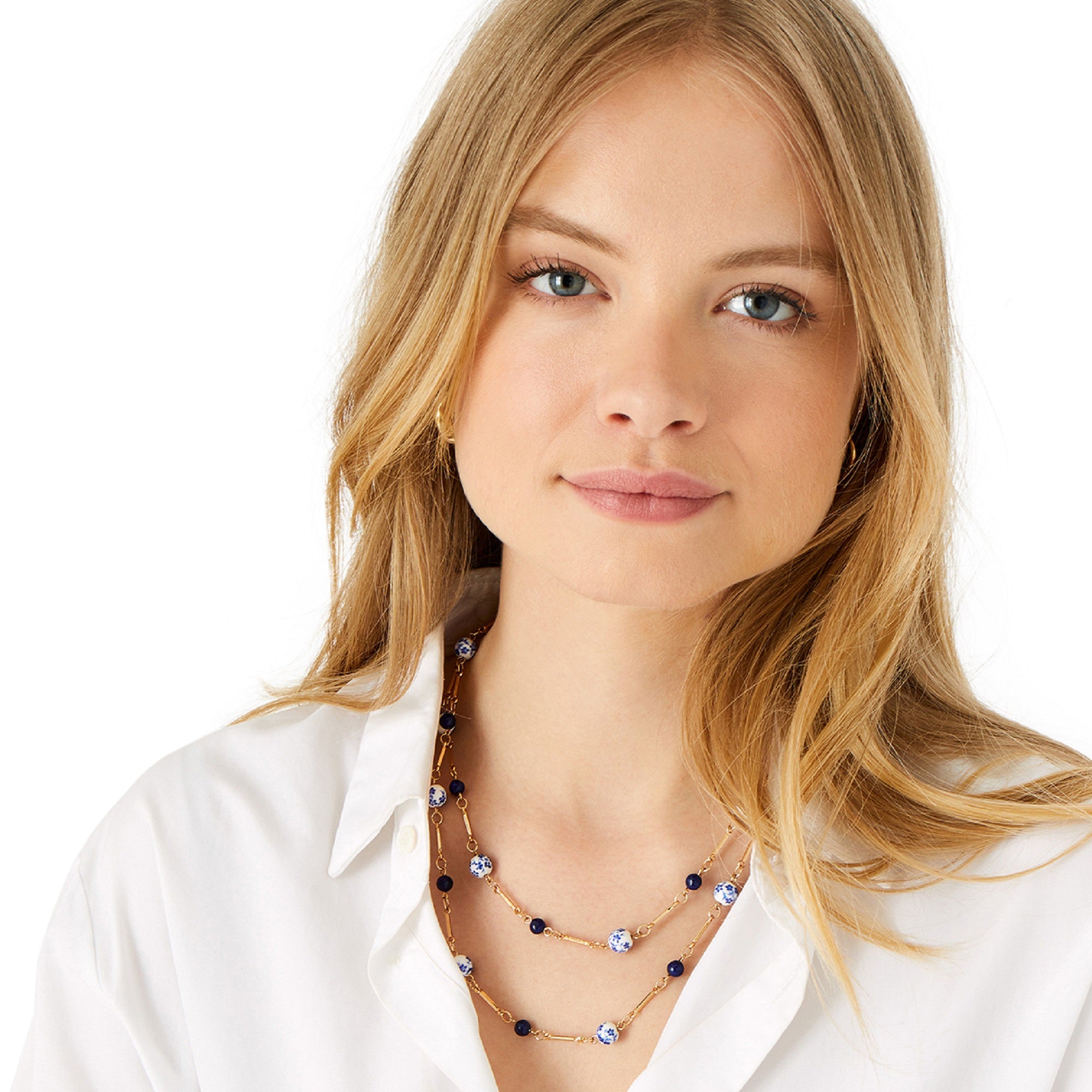 Accessorize London Women's Country Retreat Beaded Station Multirow Nec