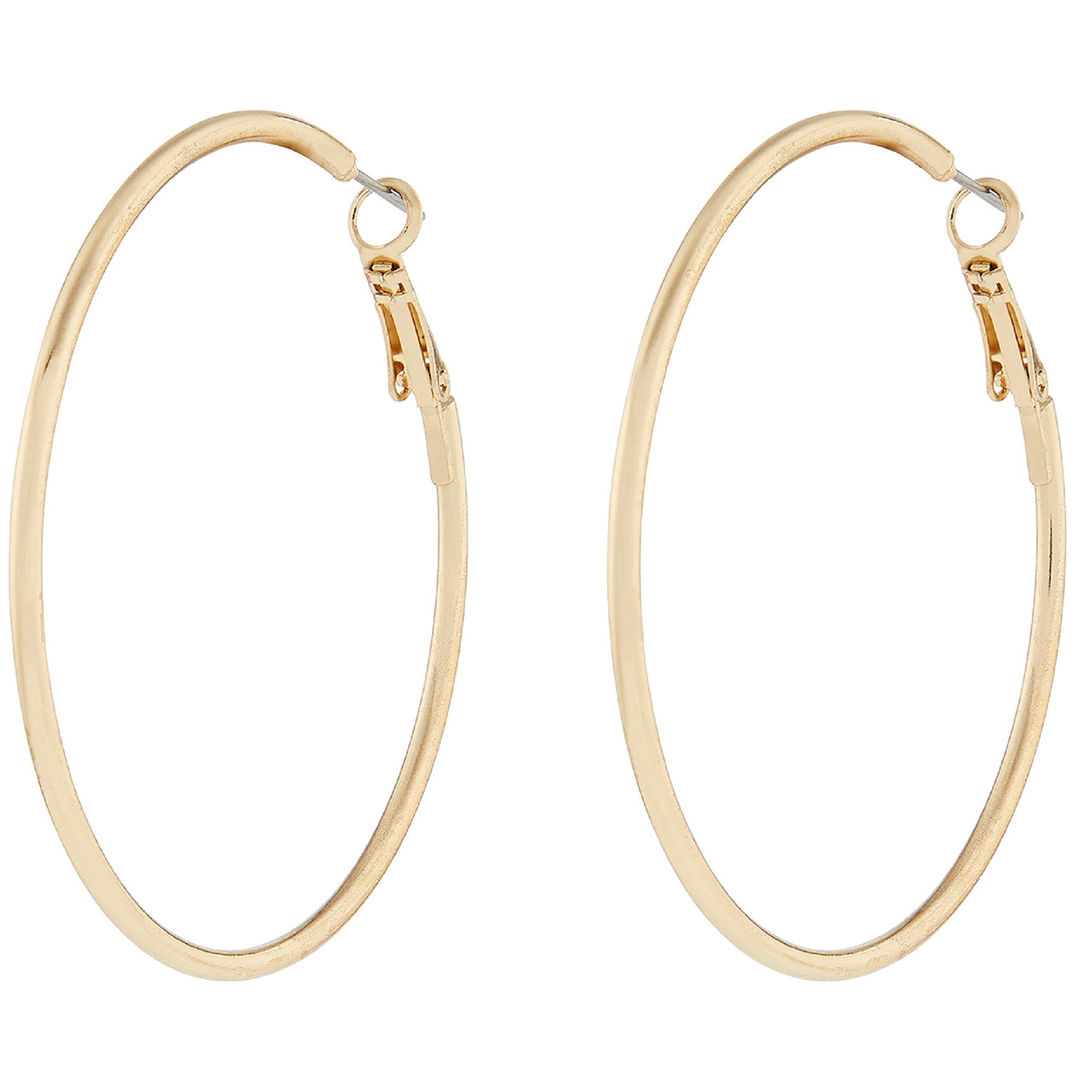 Accessorize London Women's old Medium Simple Hoop Earring