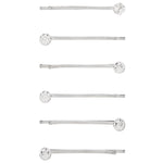 Accessorize London Women's Crystal hair slides 6 pack