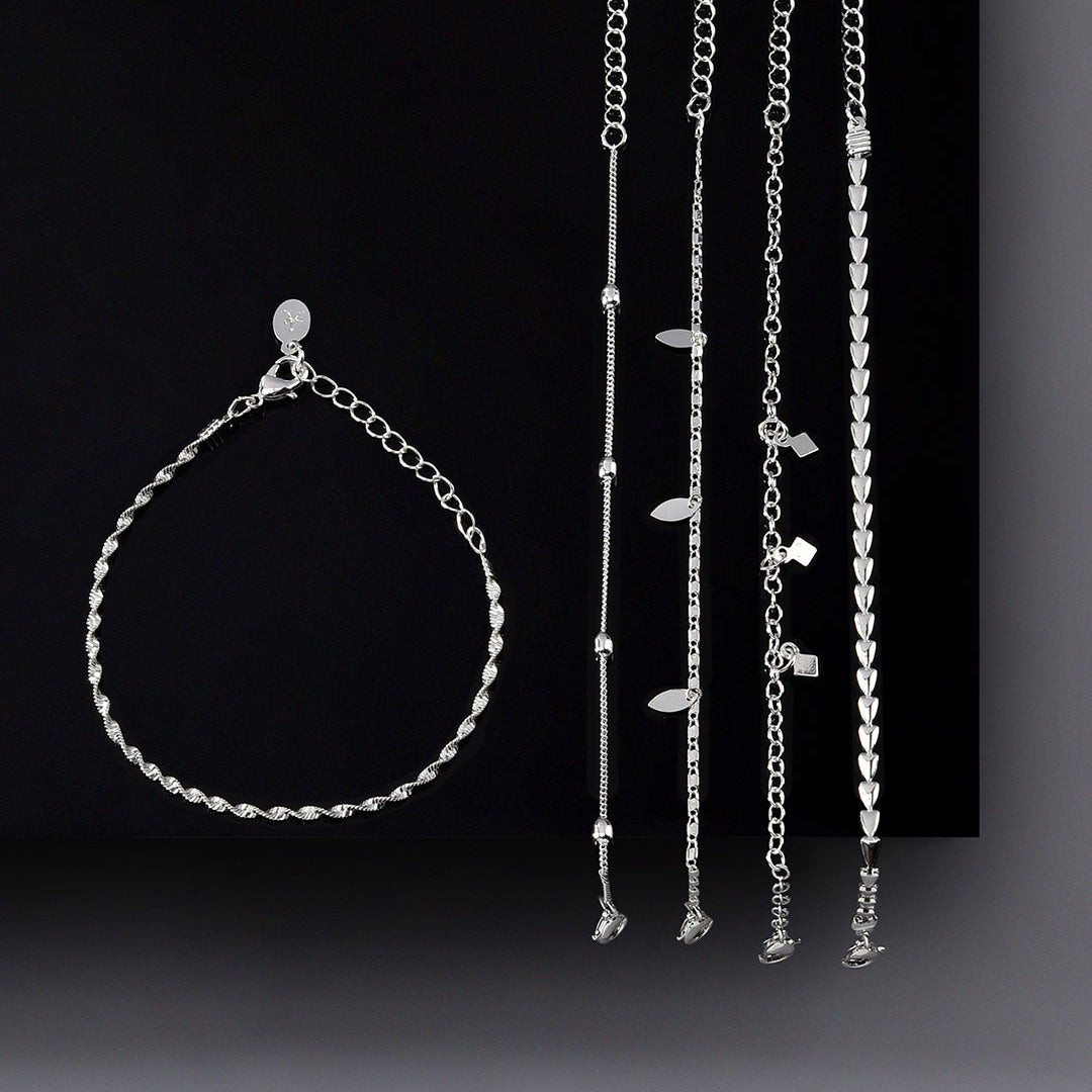 Accessorize London Women's Pack Of 5 Delicate Necklace Chain