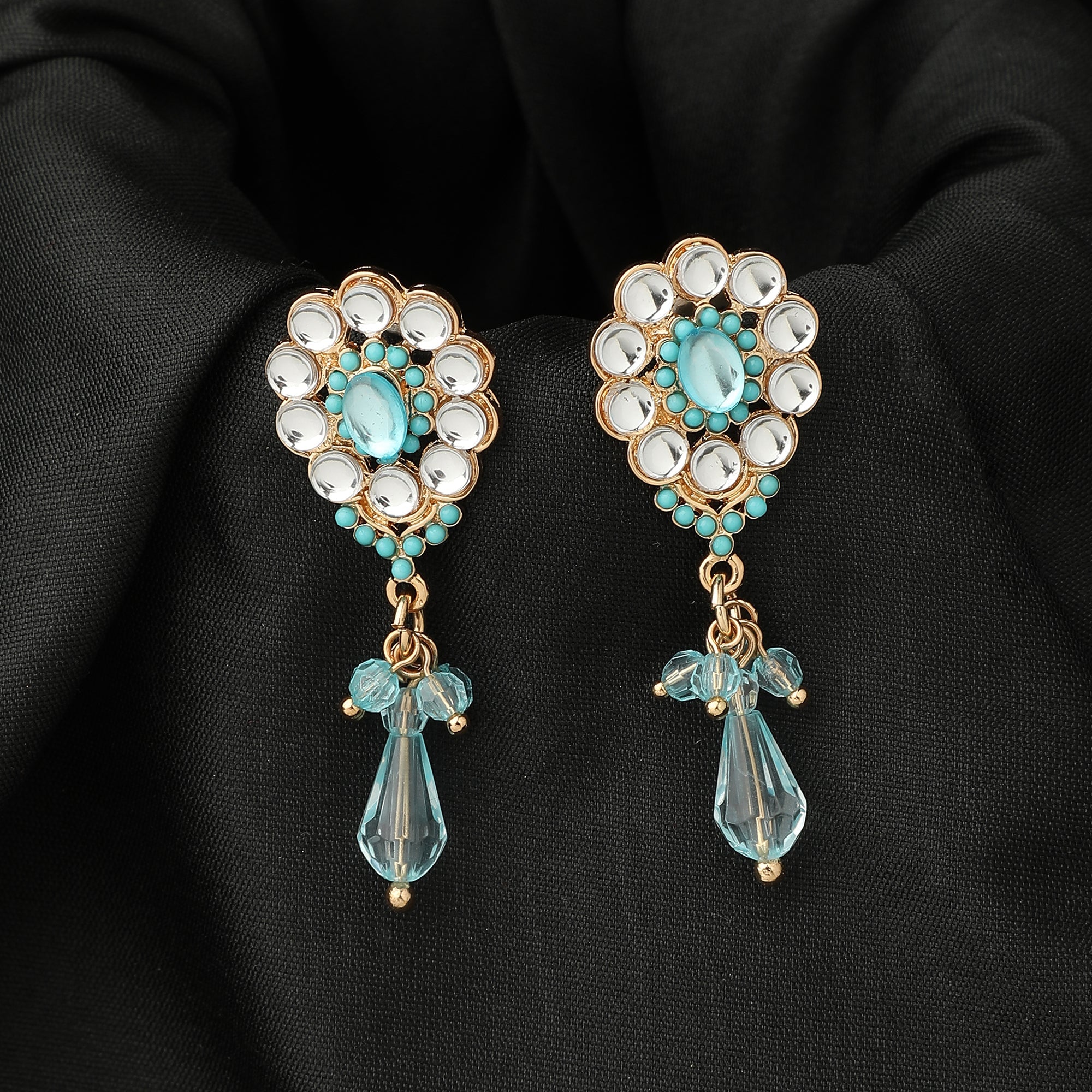 Accessorize fashion blue earrings