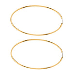 Real Gold Plated Hoop Earrings For Women By Accessorize London
