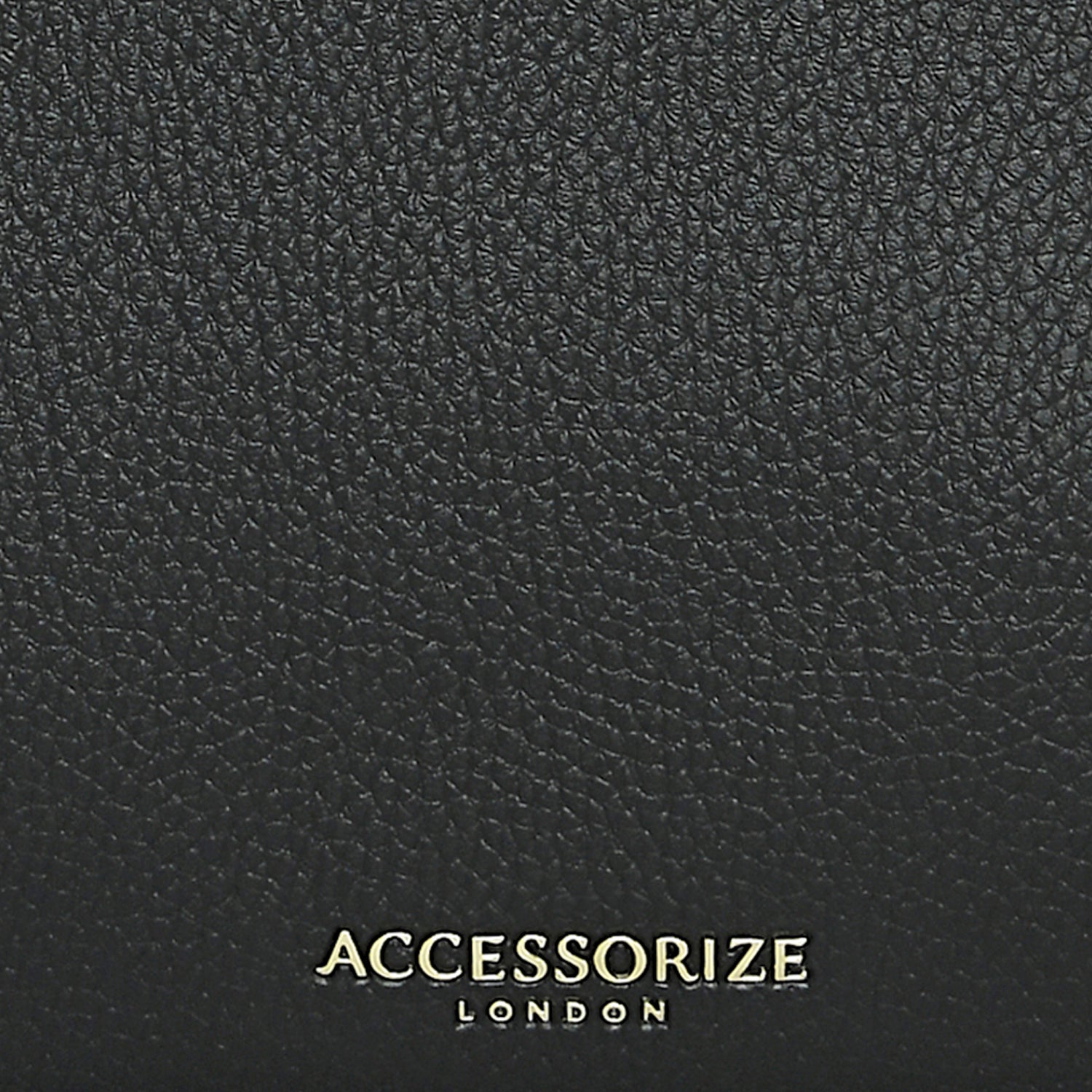 Accessorize London Women's Faux Leather Black Front Pocket Molly Tote bag