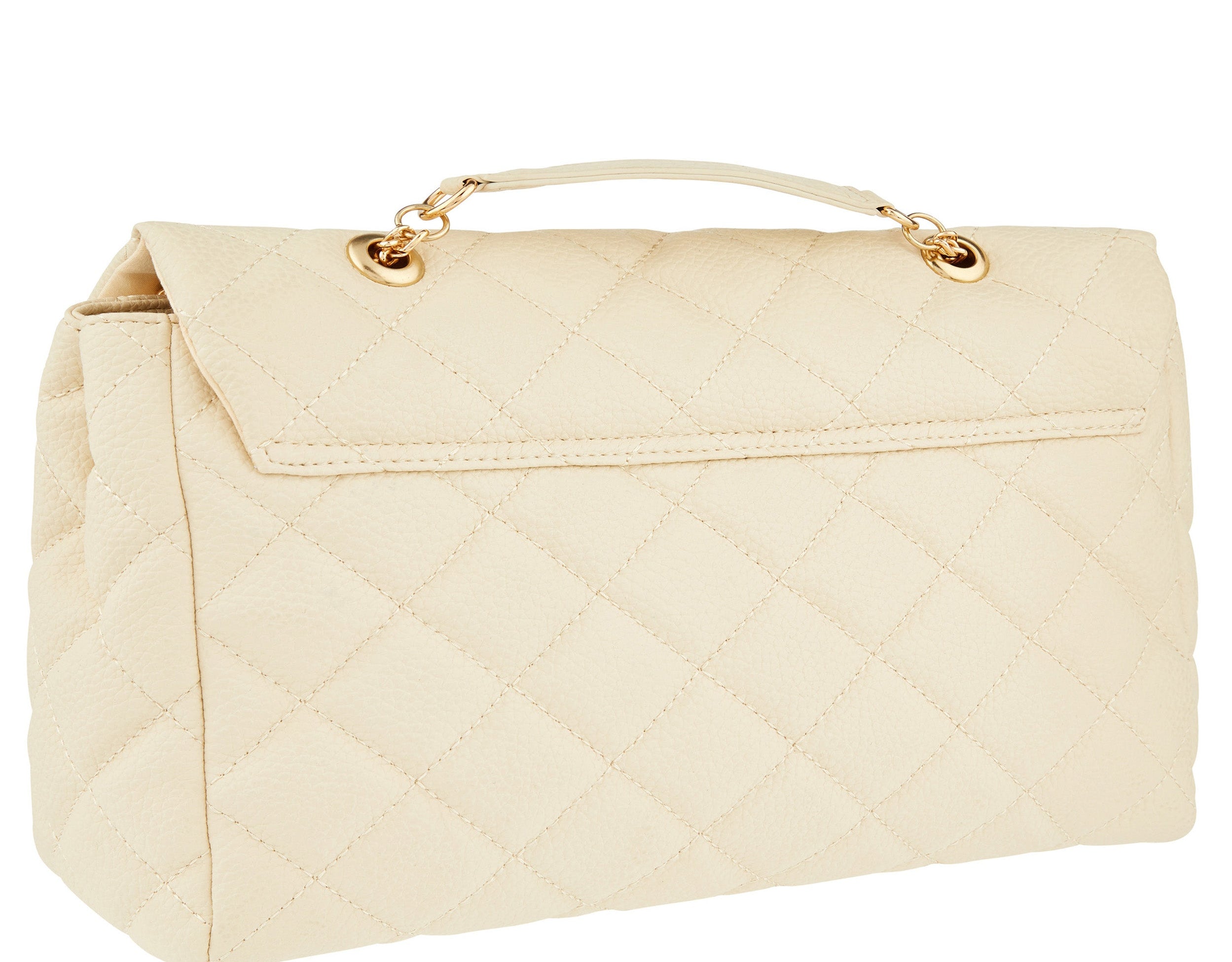 Accessorize London women's Cream Magda Oversized Shoulder Bag