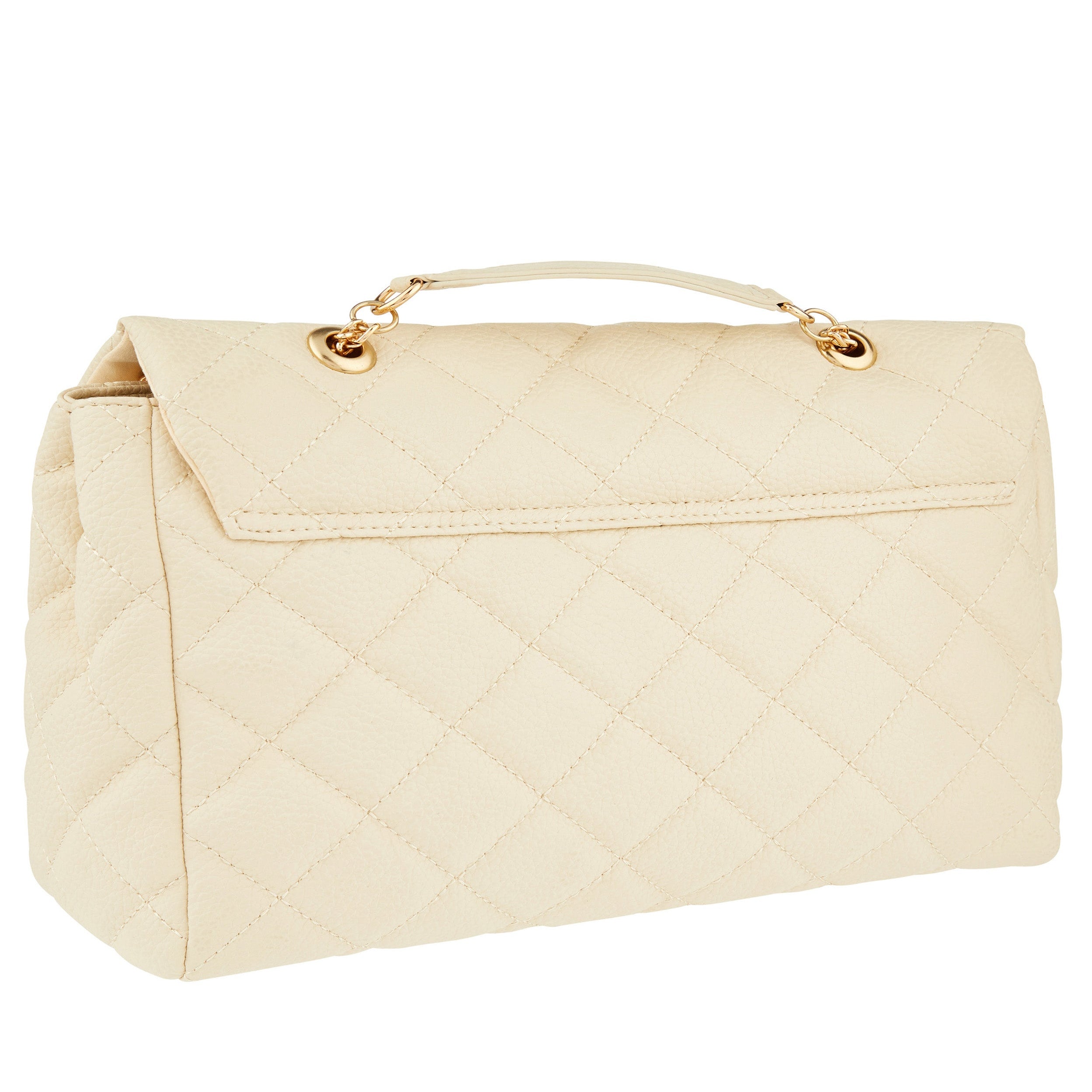 Accessorize London women's Cream Magda Oversized Shoulder Bag