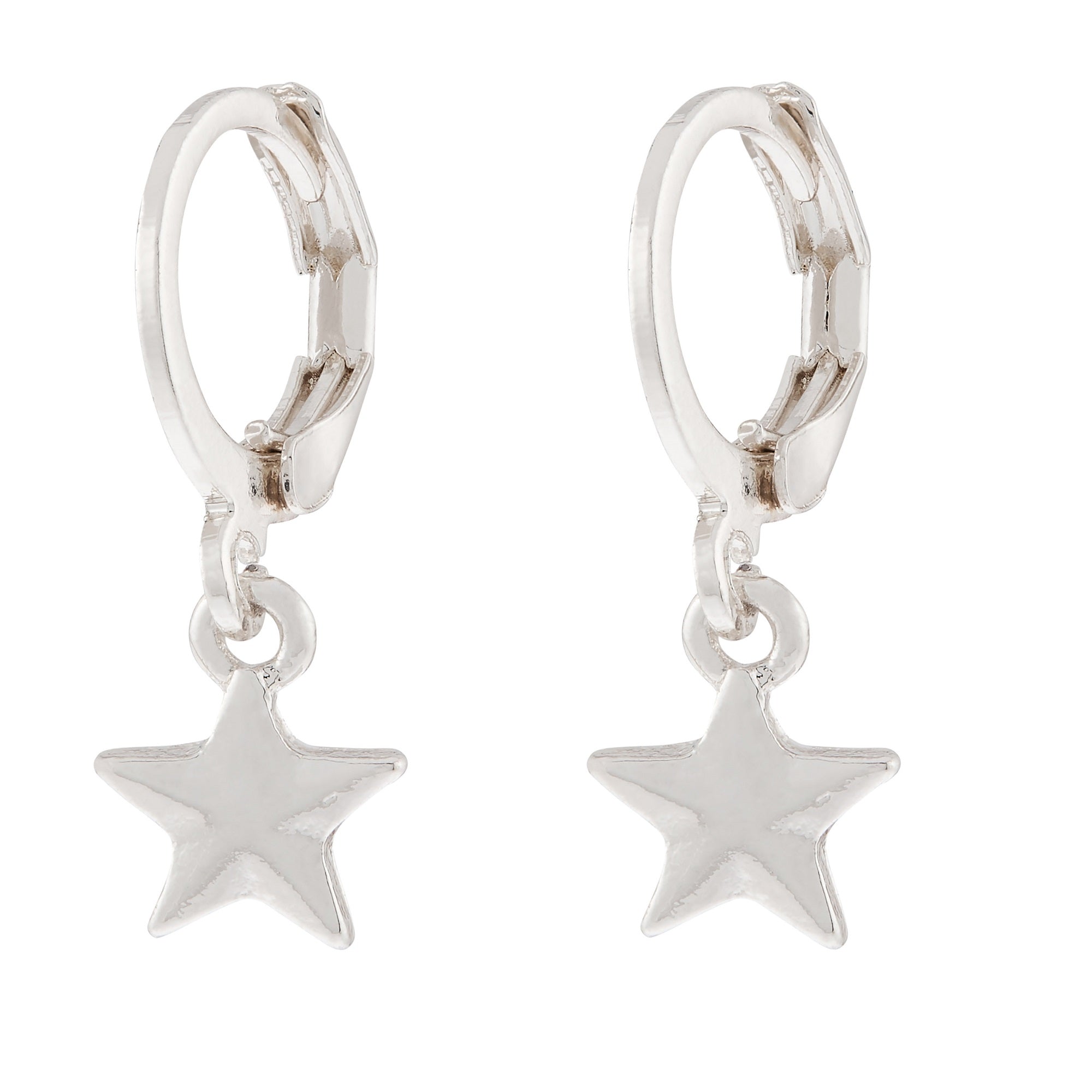 Accessorize London Women's Star Drop Huggies