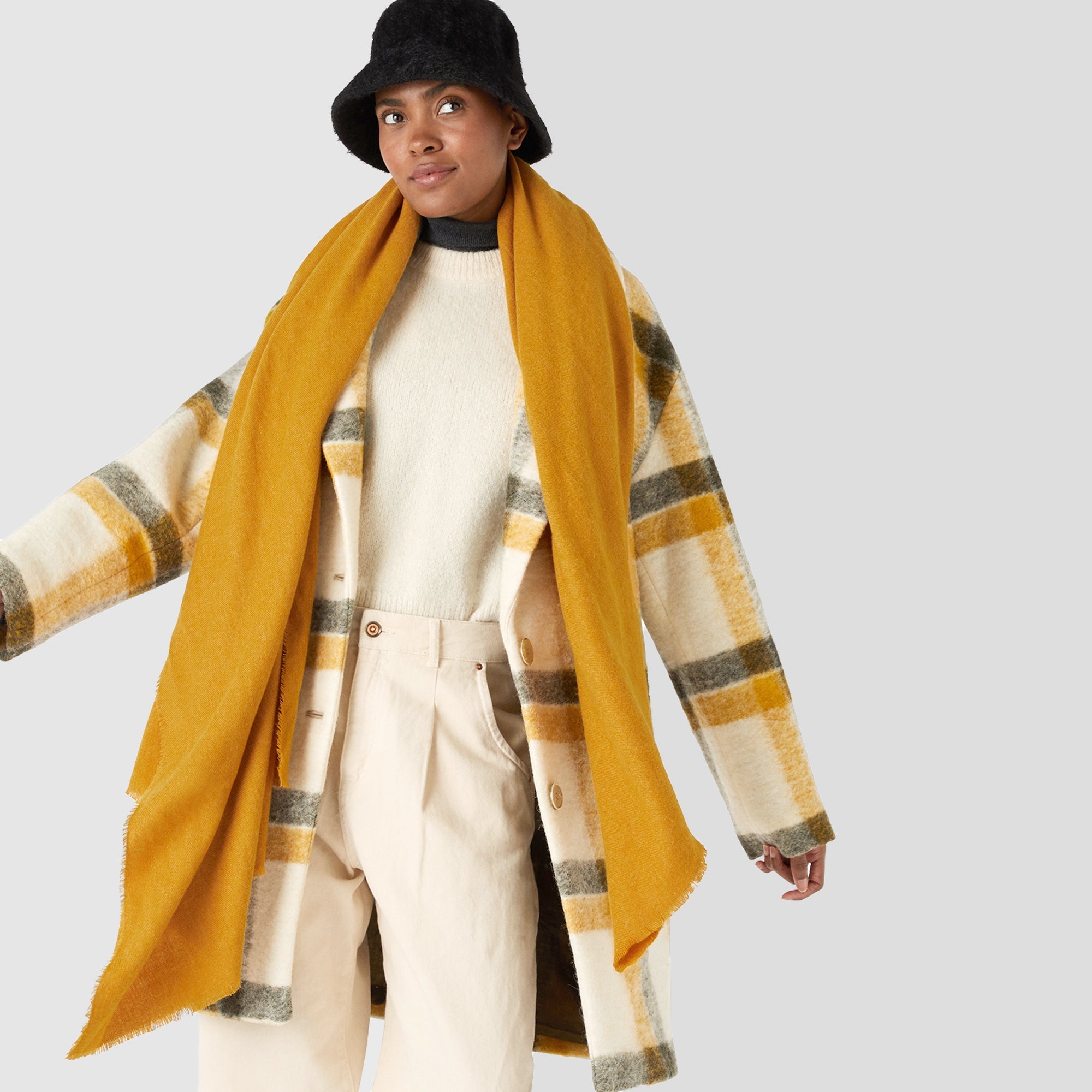 Accessorize London Women's Holly Super-Soft Blanket Scarf