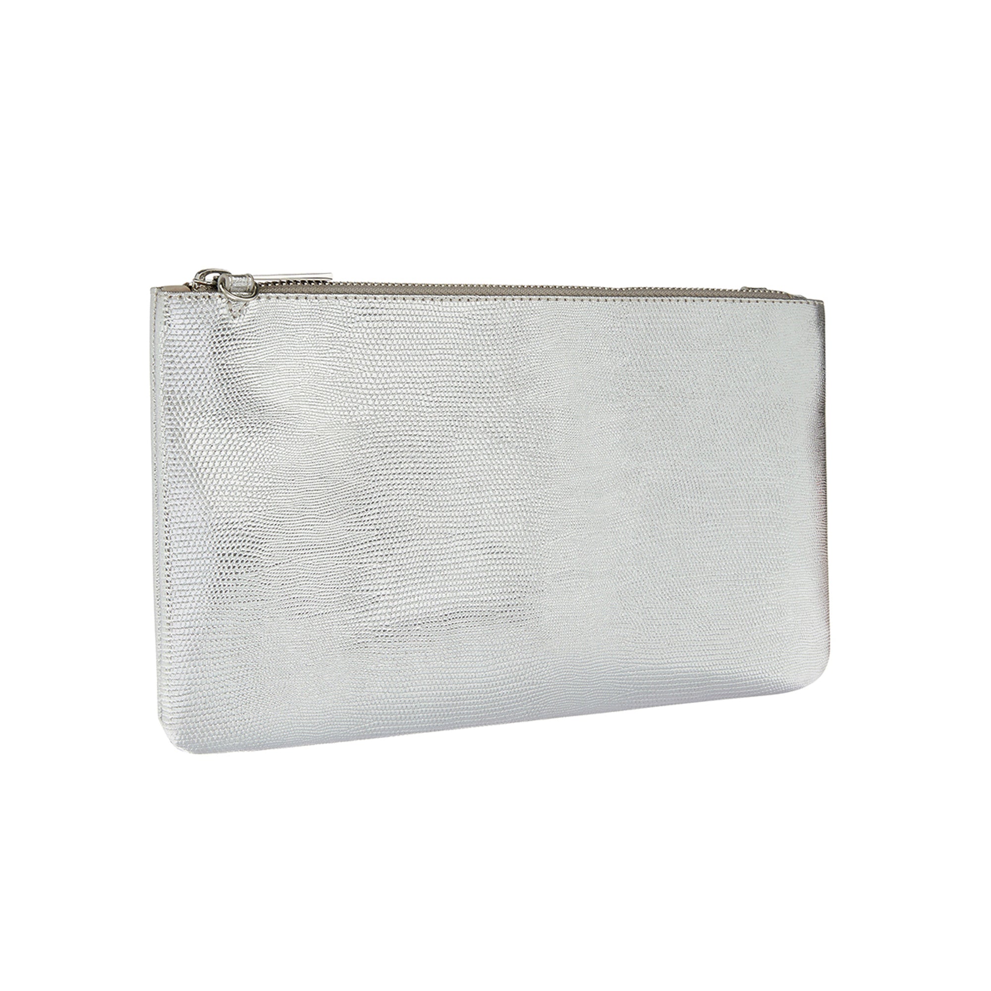 Accessorize London Women'S Zip Clutch Bag Silver