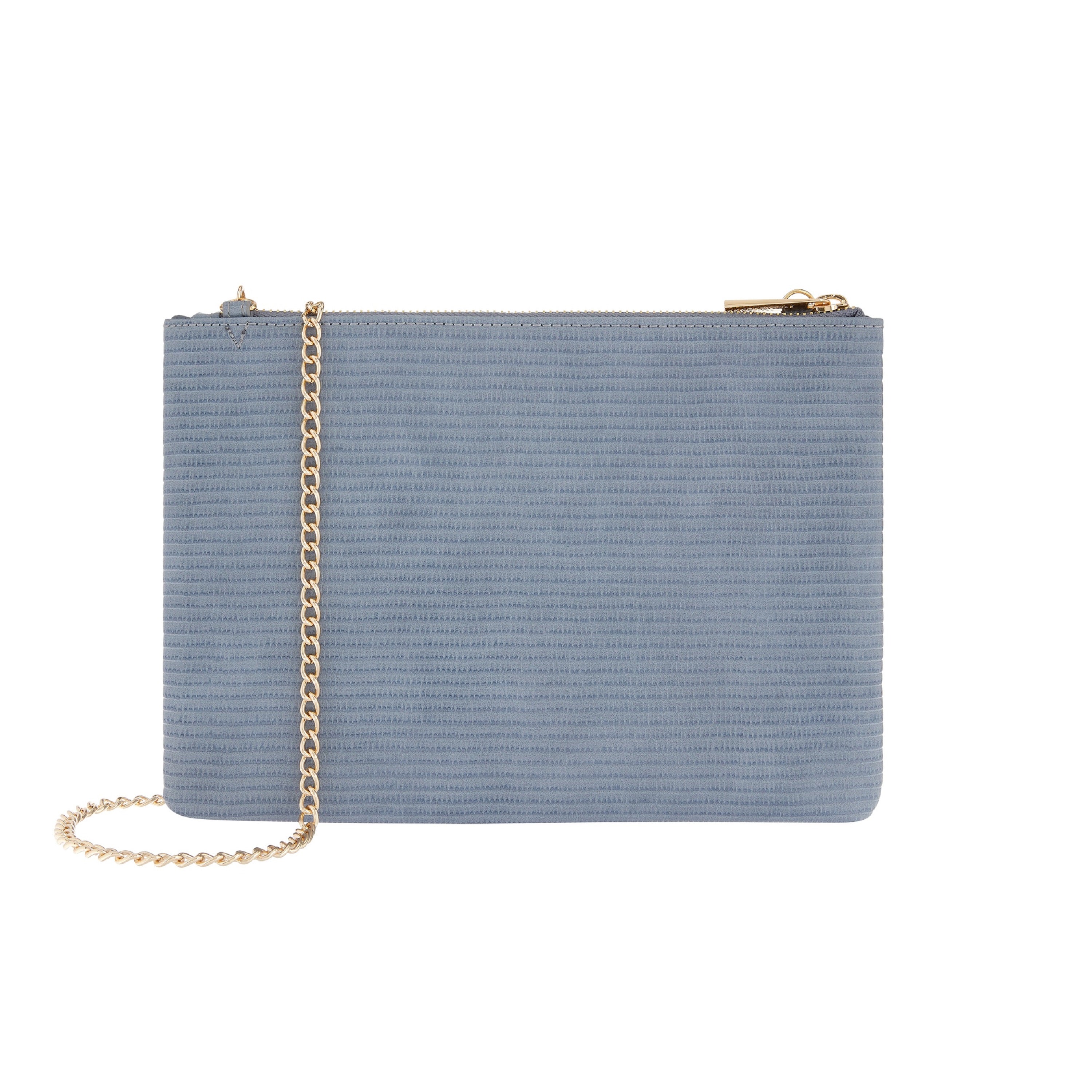 Blue grey clutch clearance bag