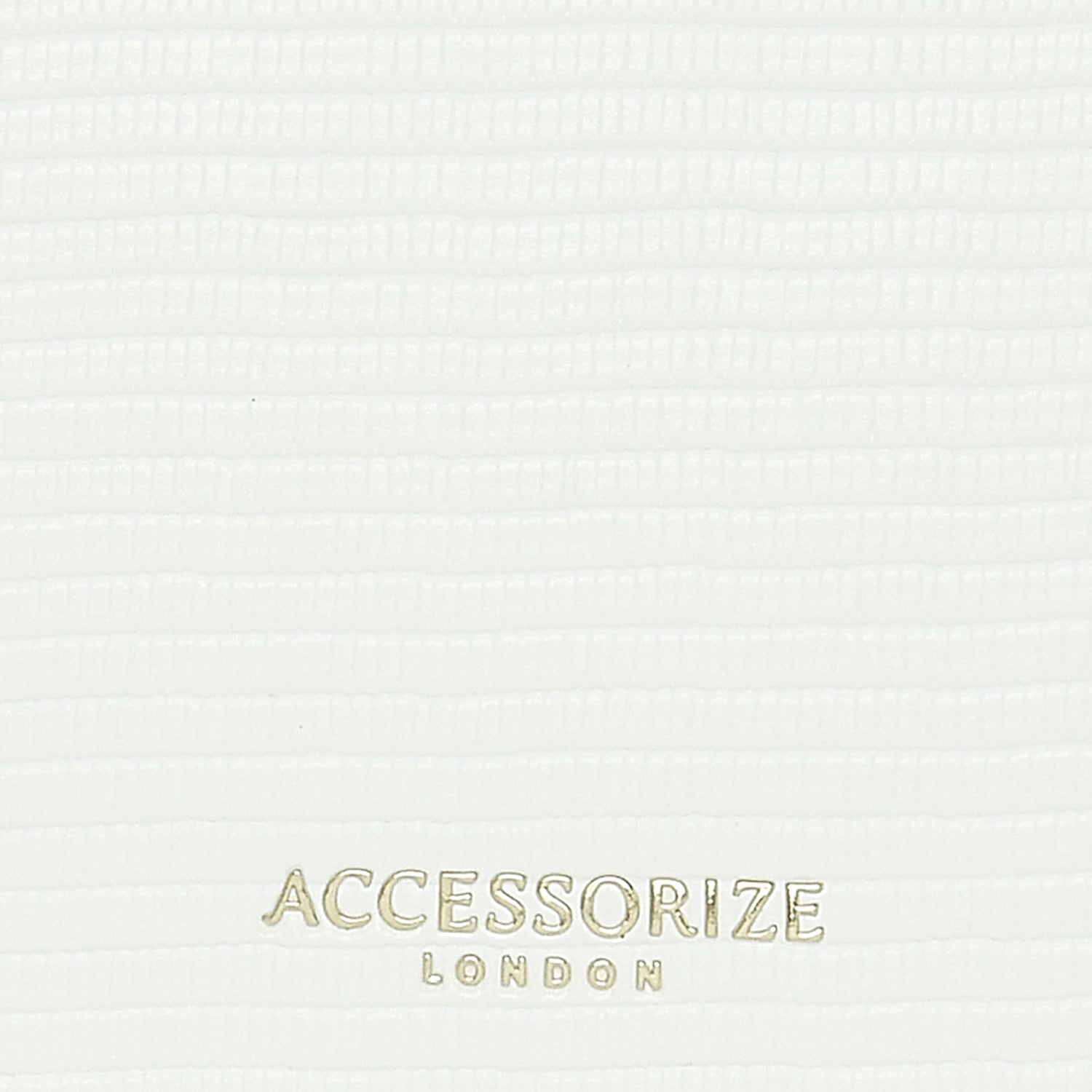 Accessorize London Women'S Faux Leather Woven Chain White Evie Sling Bag