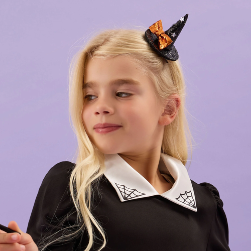 Kids Witch Hat Halloween Clip