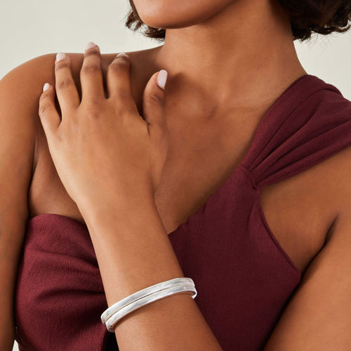 Accessorize London Women's Stretch Bracelets Pack of 2