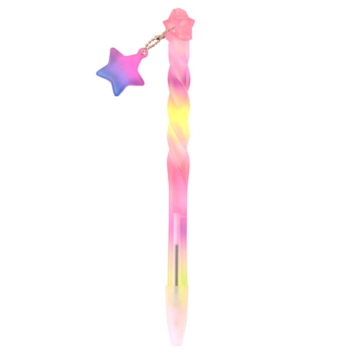 Accessorize London Multi Girls Star Twist Charm Pen