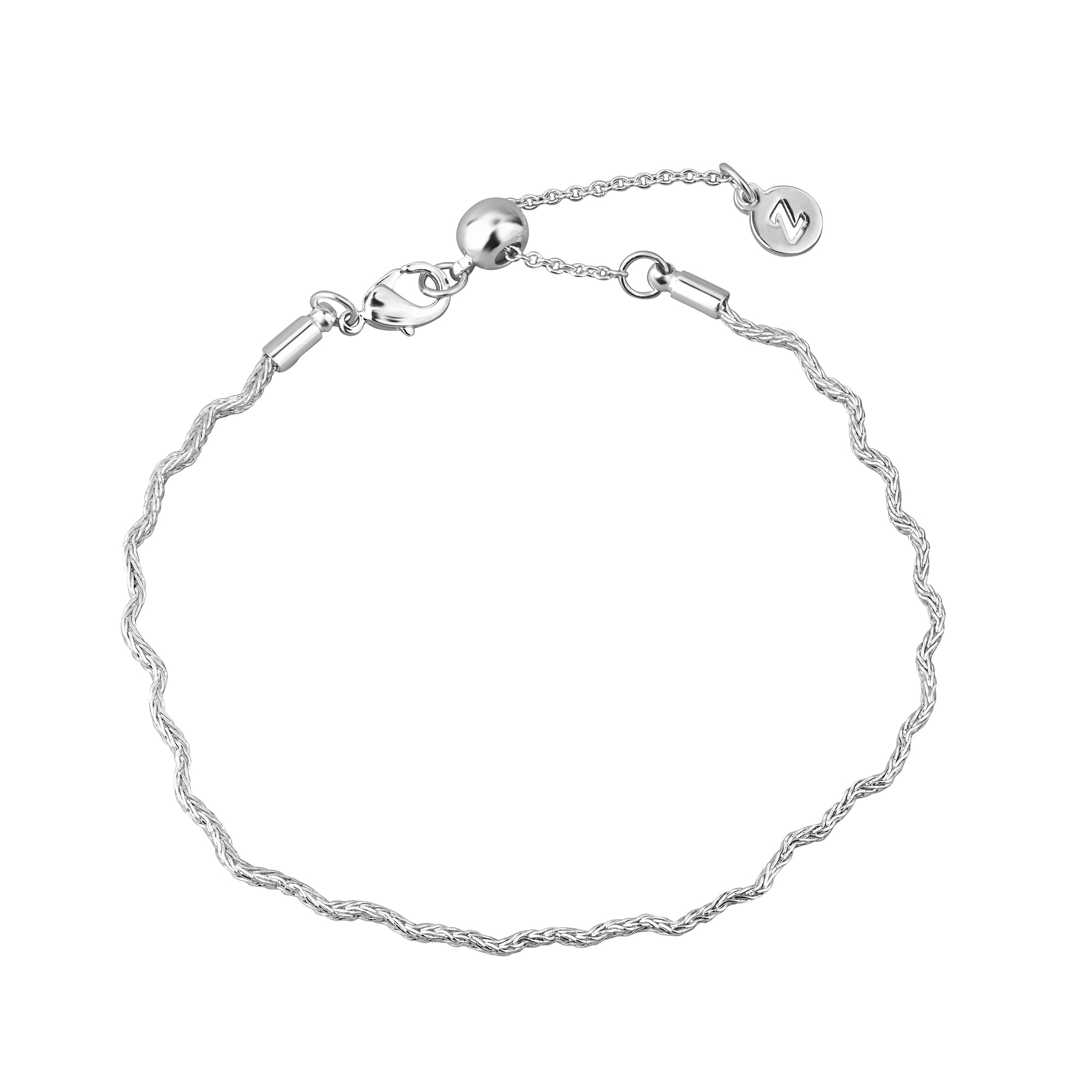 アクセサリー LOINARMIS iron cross ball chain bracelet Buy Silver Plated Wiggle Chain Bracelet Online - Accessorize