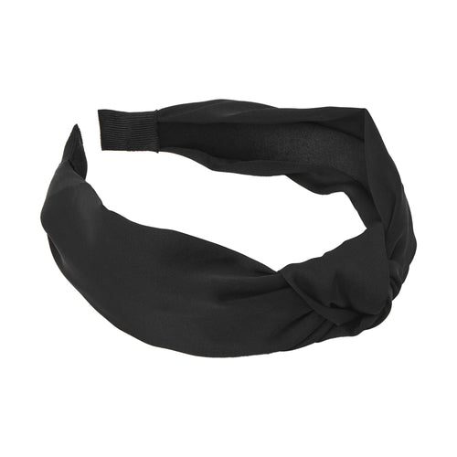 Accessorize London Women's Black Fabric Knot Headband