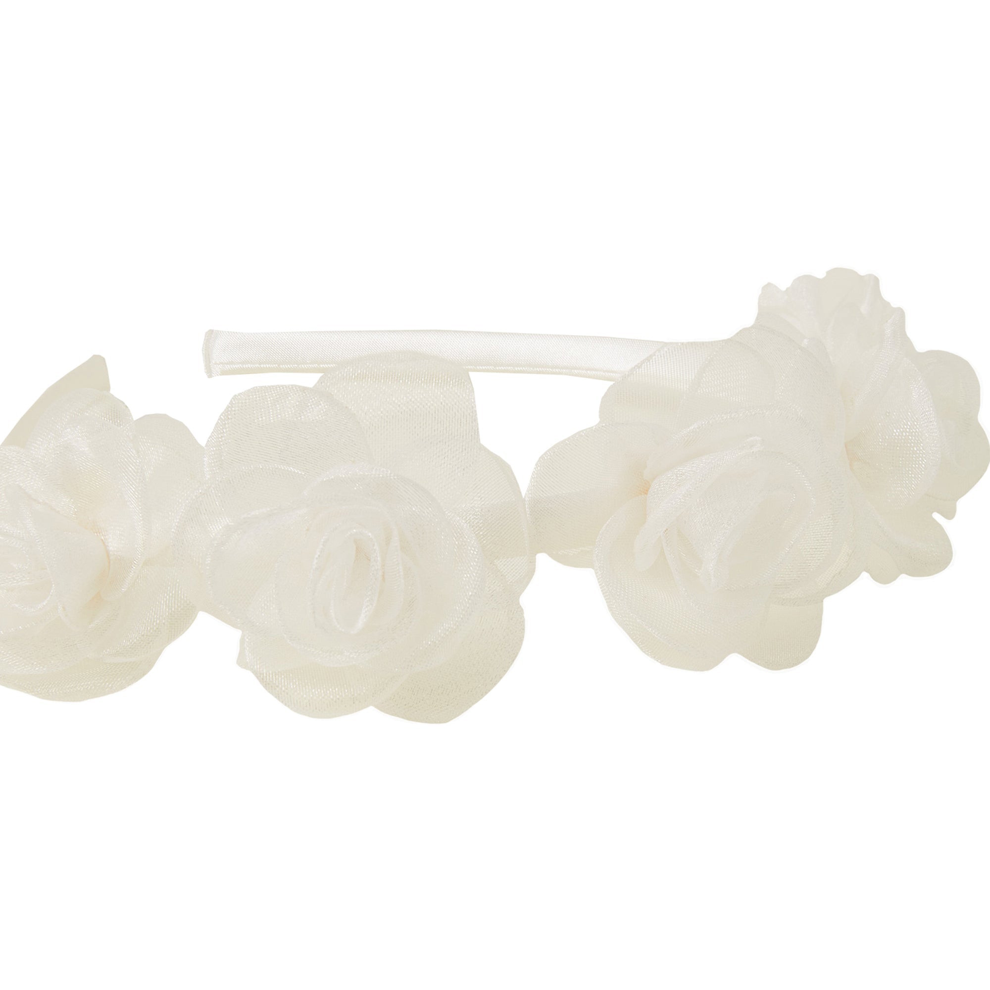 Ivory Flower Crown Headband