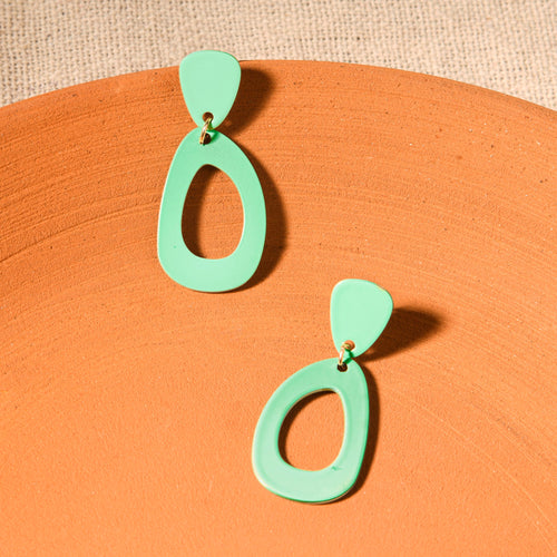Accessorize London Women's Matte Oval Earrings