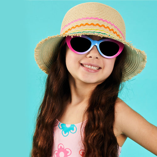 Accessorize London Ric Rac Straw Hat Natural (7-12 years)