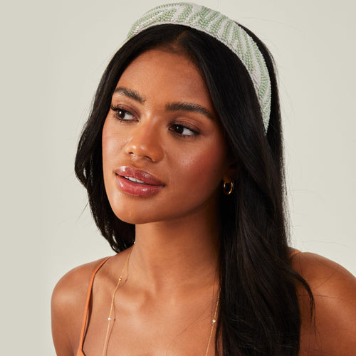 Accessorize London Women Zebra Beaded Hairband