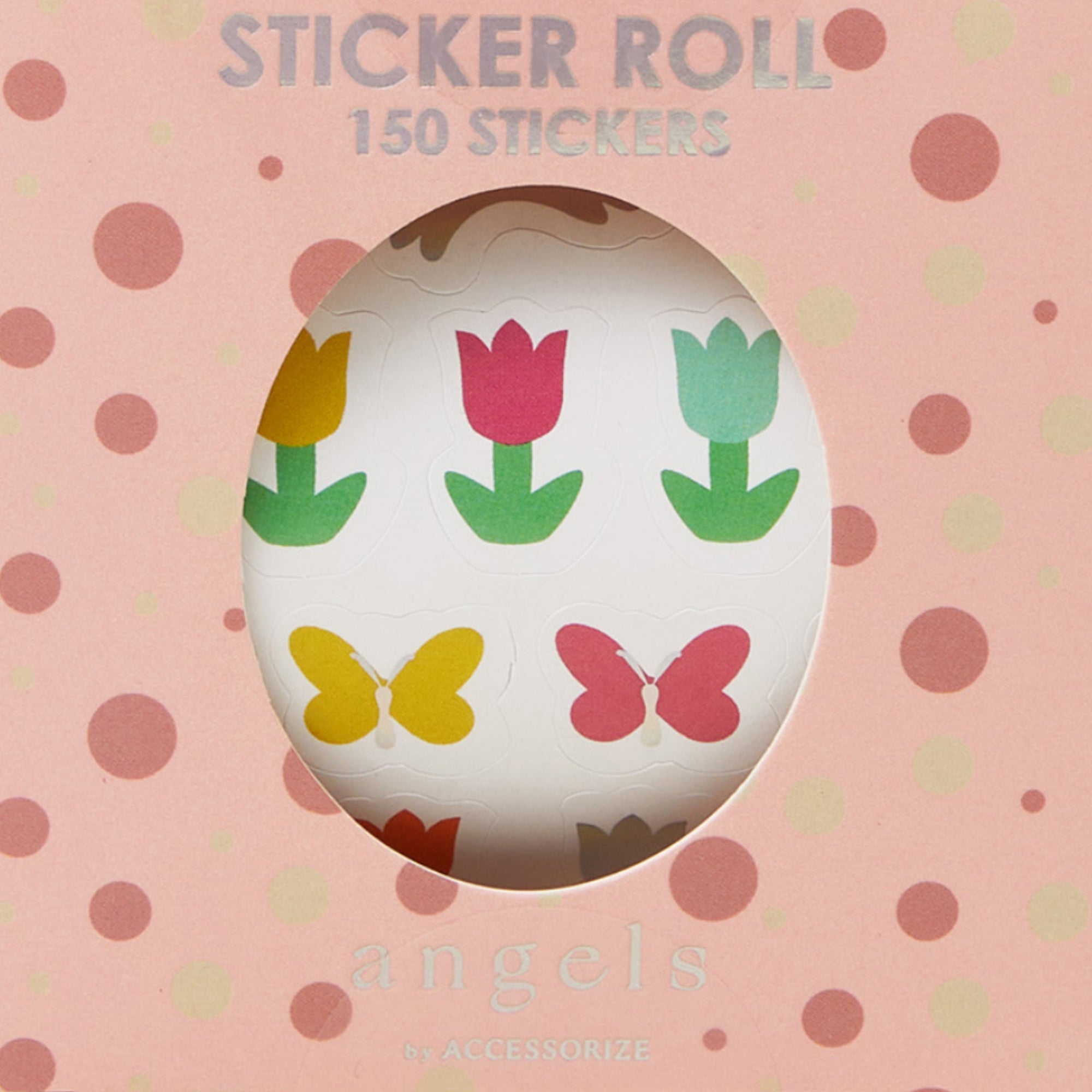 Pink Easter Sticker Roll