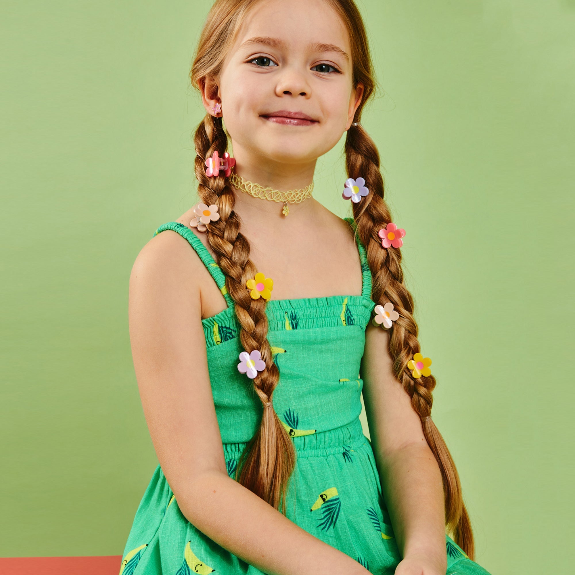 Accessorize London Multi Flower Claw Clips 4-Pack - Accessorize India