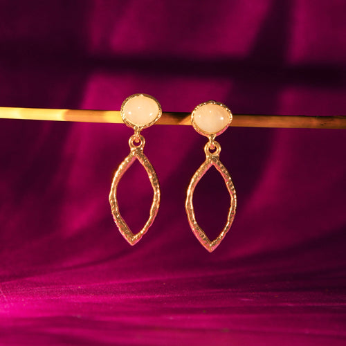 Accessorize London Women's pink Gem Stud Teardrop Earrings