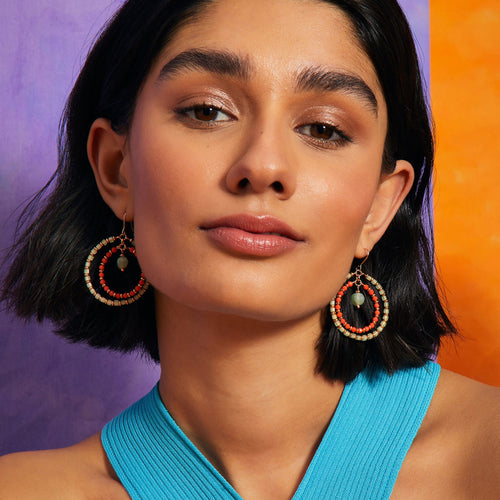 Accessorize London Women's Multi Concentric Hoop Earrings