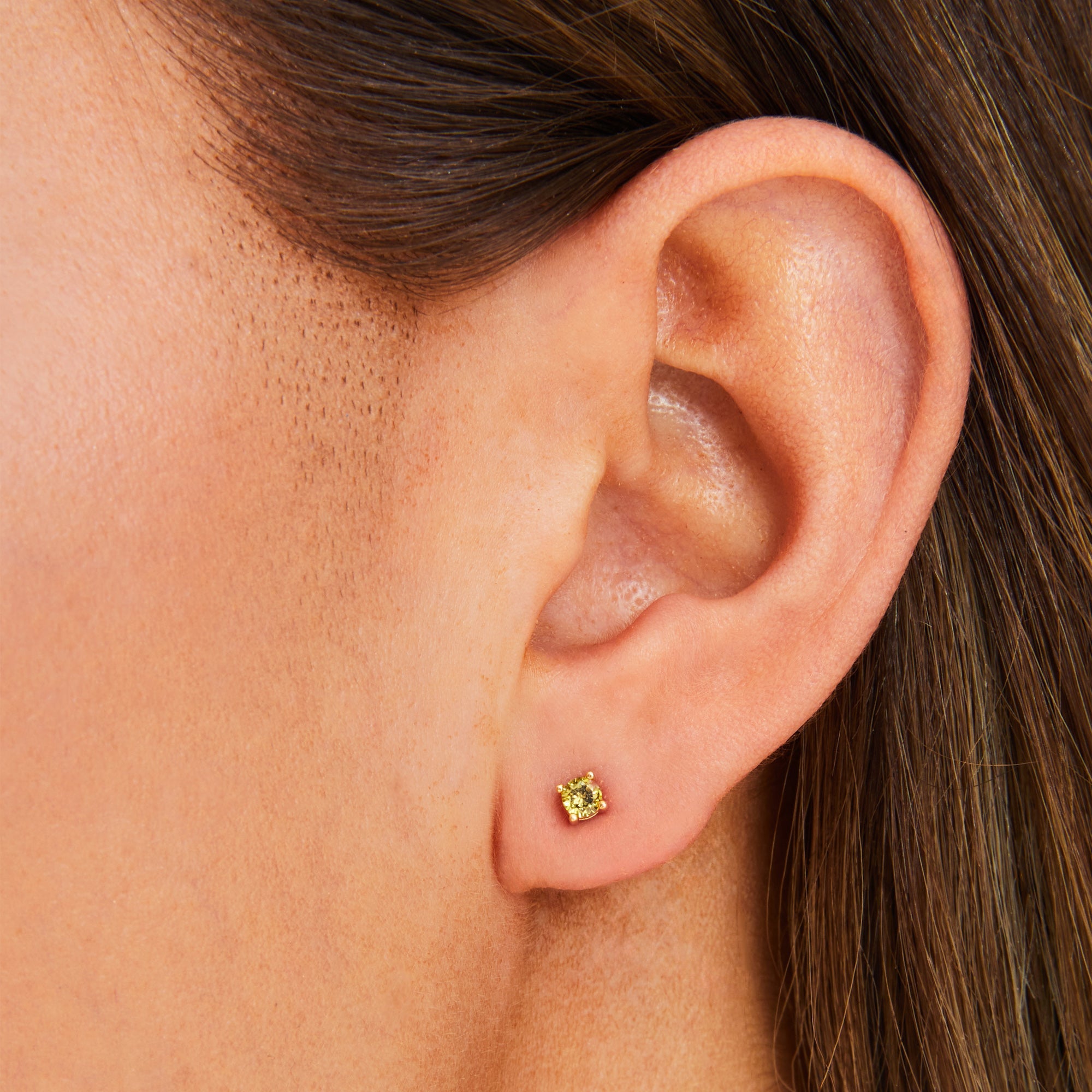 Accessorize London Women's Z Real Gold Plated Cubic Zirconia Stud Earrings pack Of