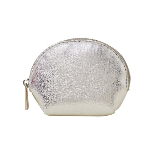 Accessorize London Women's Silver Crescent Coin Purse