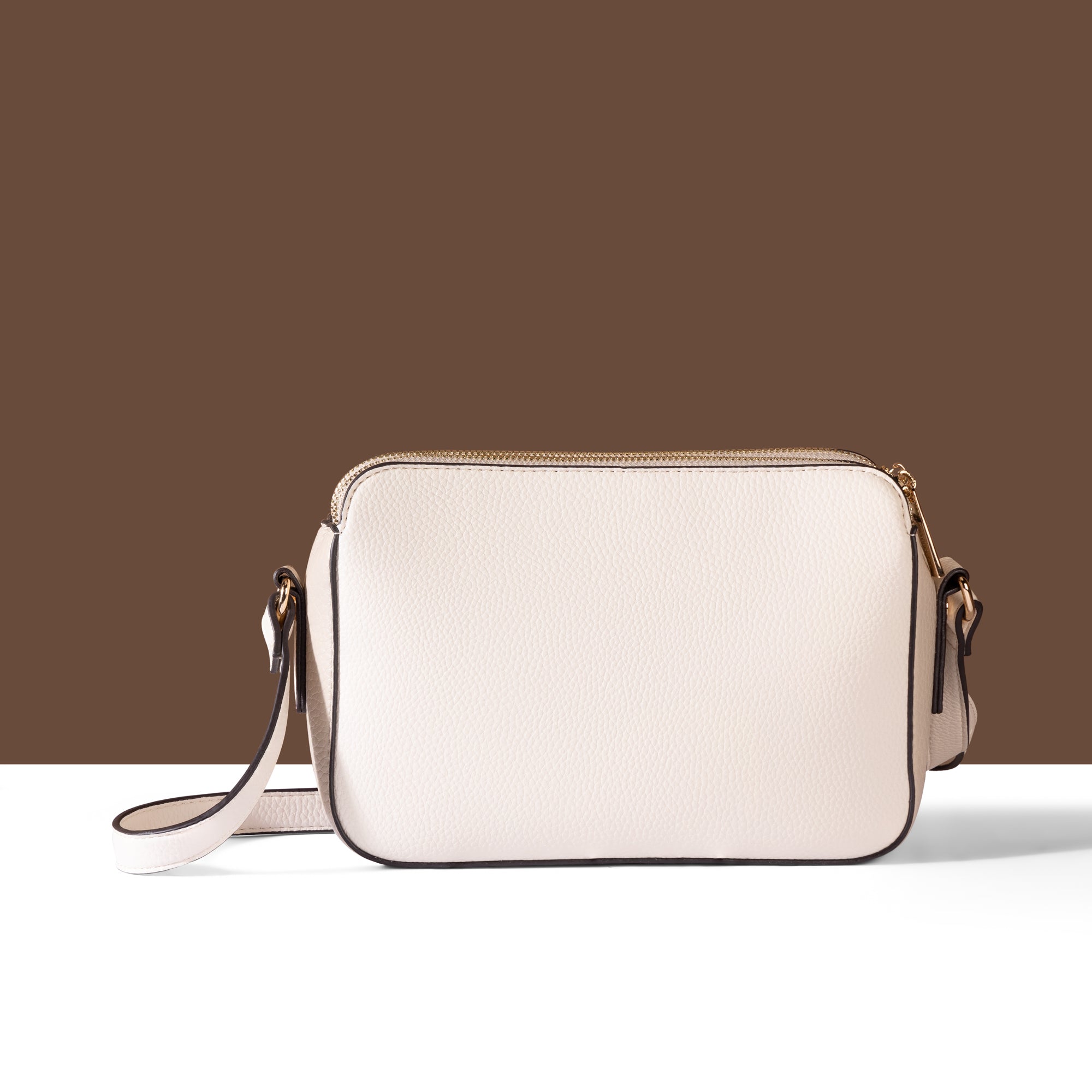 Accessorize London Women's Cream Colour Block Sling Bag