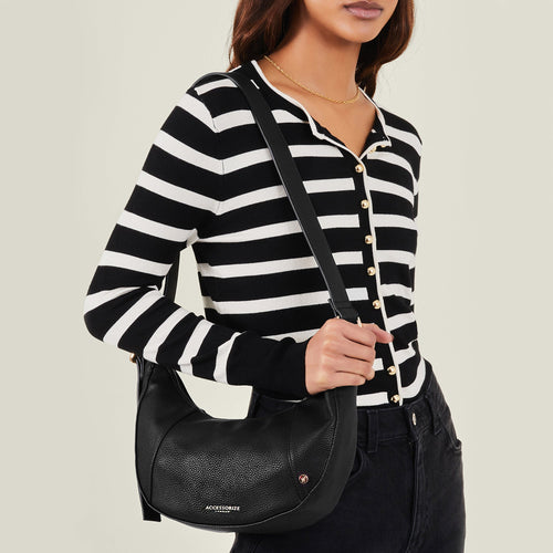 Accessorize London Women's Black Sling Bag