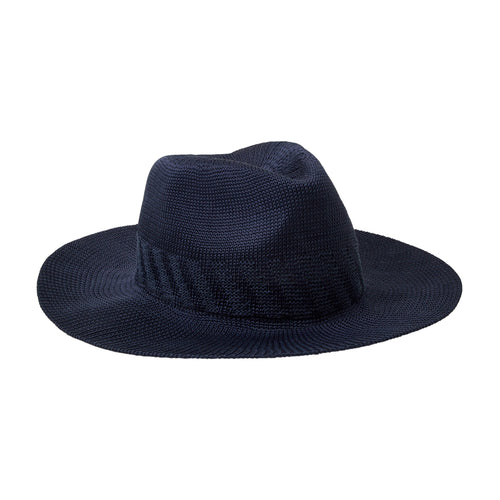 Accessorize London Women's Packable Fedora Navy